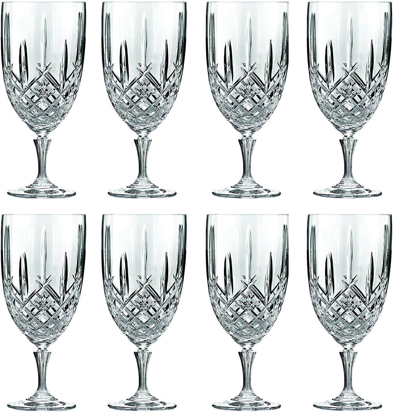 Marquis by Waterford Markham Iced Beverage Set of 4, 4 Count (Pack of 1), Clear