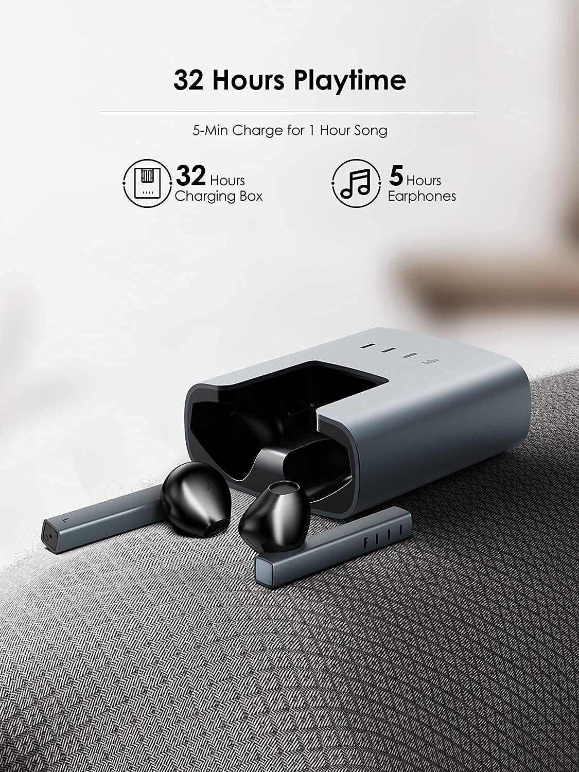 True Wireless Earbuds Bluetooth 5.2 