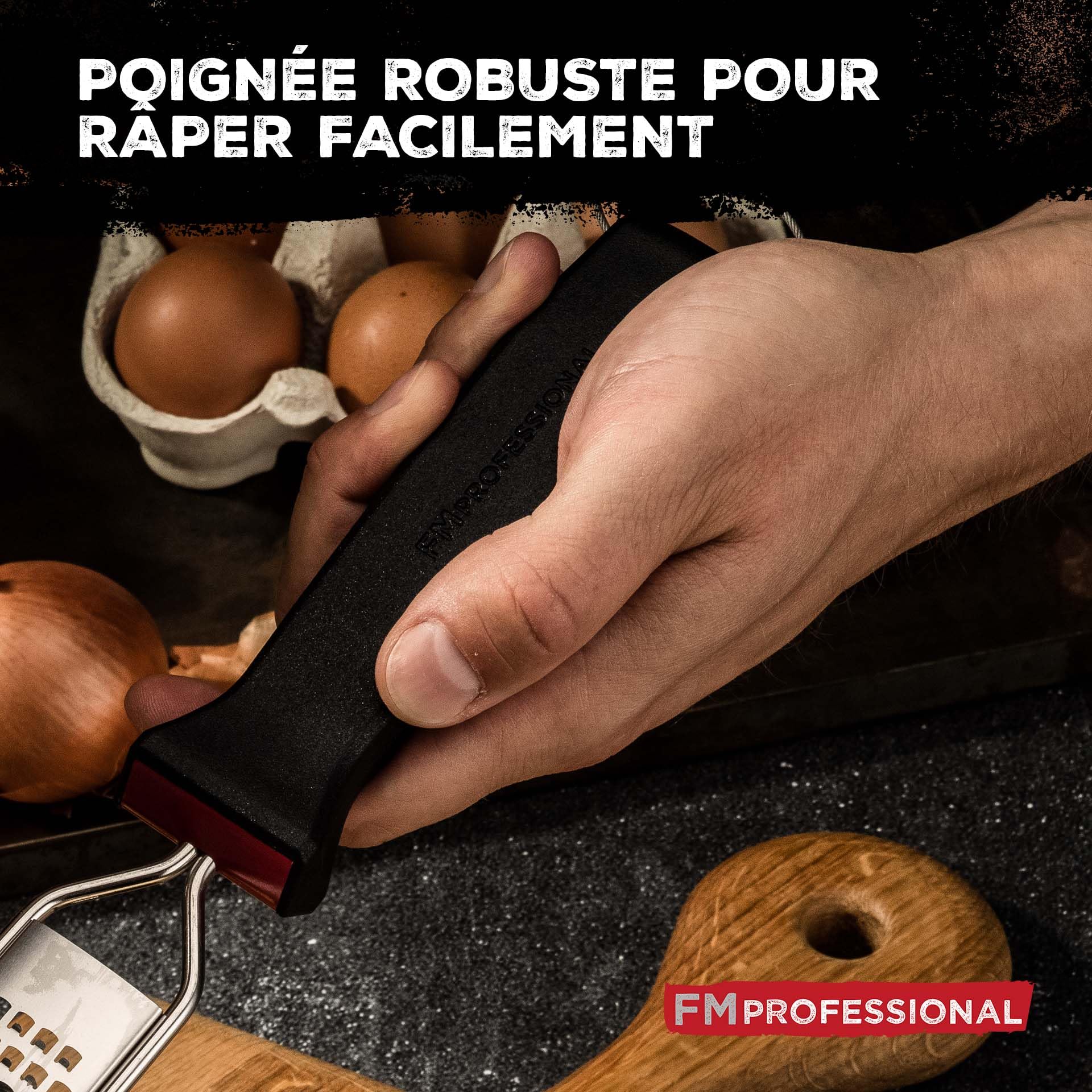 FM Professional 9927950 Duo râpe à zeste et Râpe à parmesan avec boîte FM Professional 9927950 Duo râpe à zeste et Râpe à parmesan avec boîte
