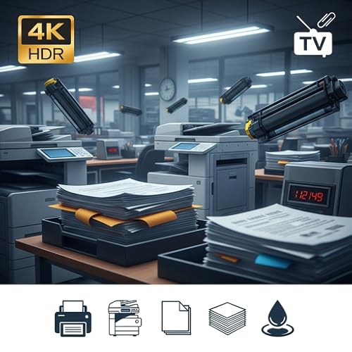 Printer & Copier Office Ambience – Study Shield | 4K TV Ambient Loop