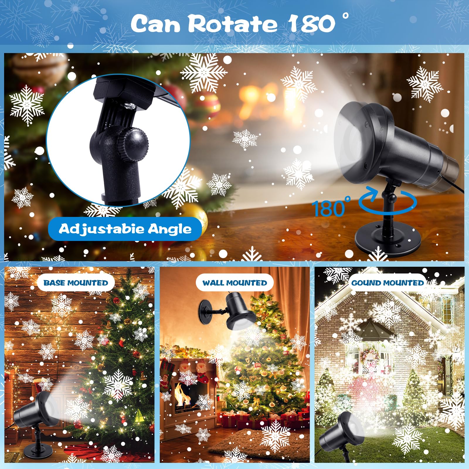 IVEOPPE Projecteur Extérieur Décoration Halloween - Lampe De