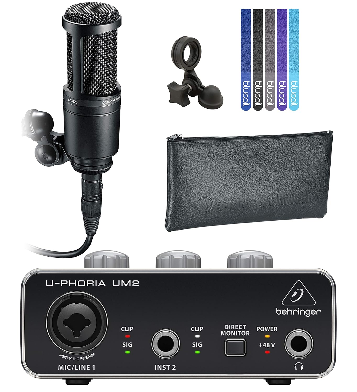 AudioTechnica AT2020 Cardioid Condenser Microphone for Voice Overs