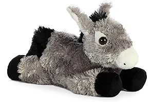 Aurora(R) Adorable Mini Flopsie(R) Donkey Stuffed Animal - Playful Ease - Timeless...
