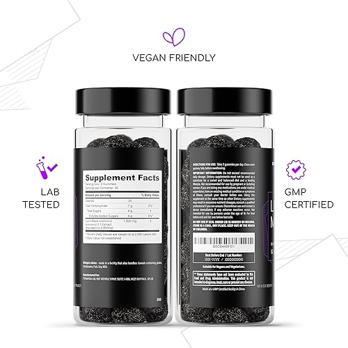 Miniatura 5 de Demon Labz Gomitas de melena de león  1000 mg de extracto de hongo melena de leones  Ayuda a mantener la memoria, la energía y la concentración  60