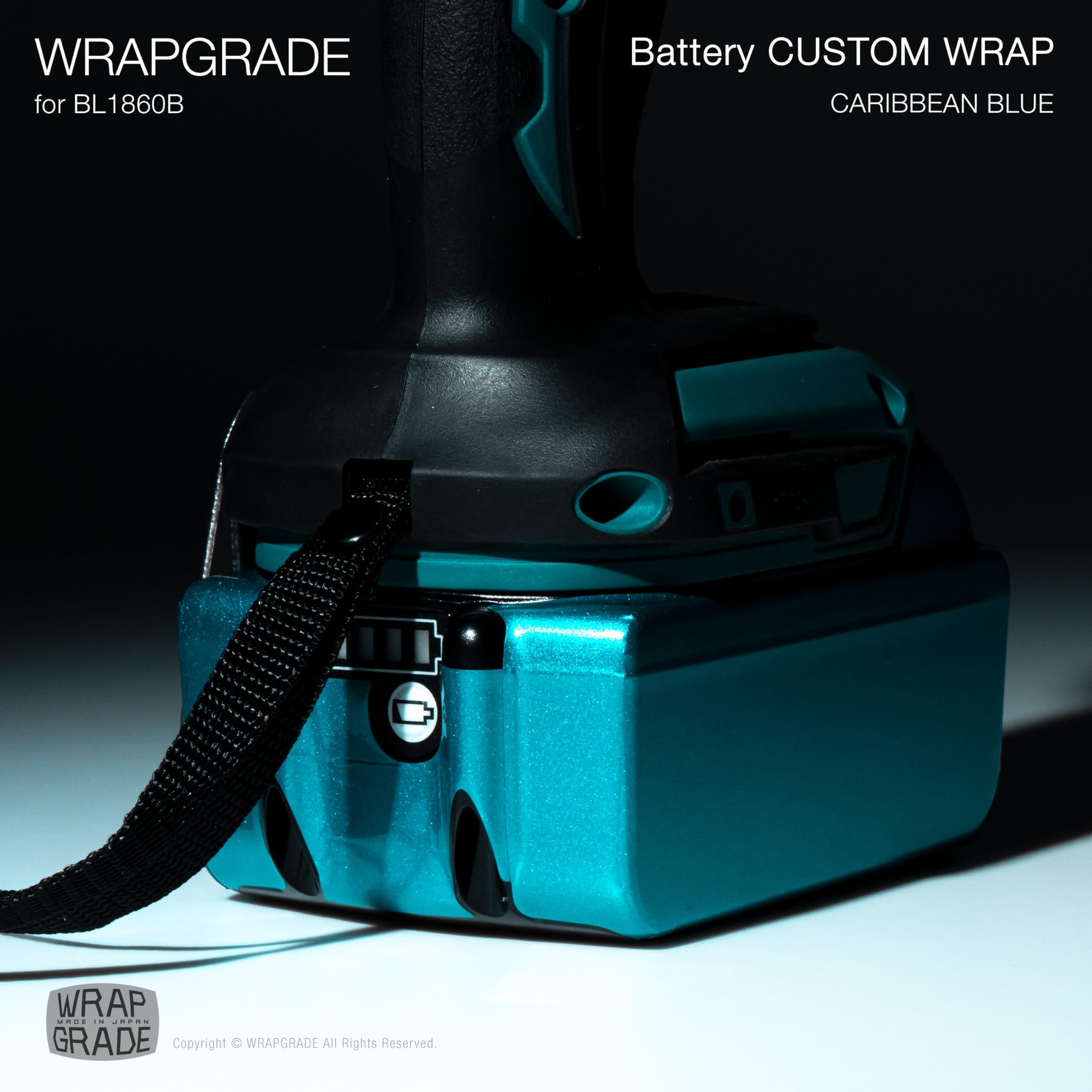マキタ　バッテリー カスタムペイント Amazon | WRAPGRADE（ラップグレード）マキタ 18v バッテリー用