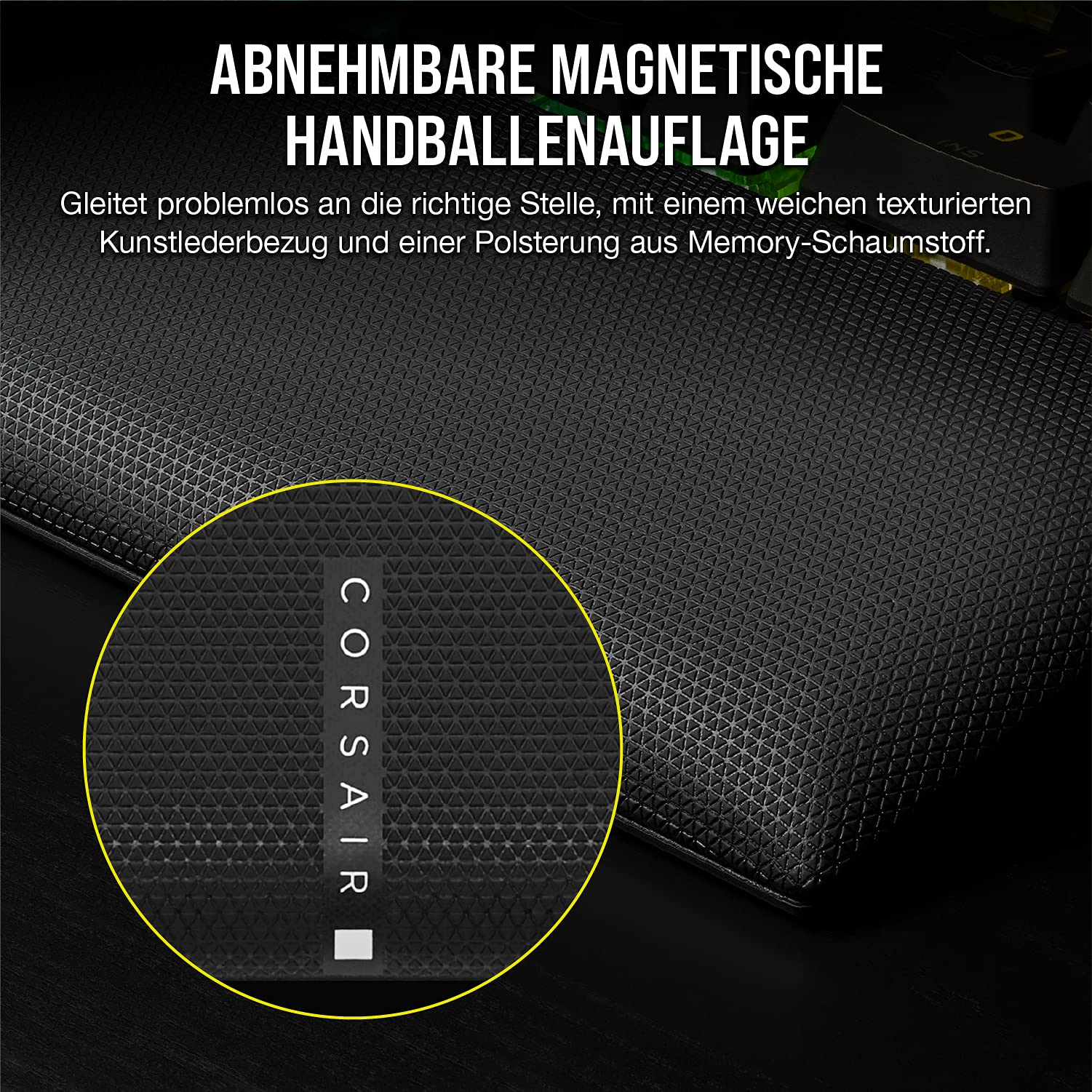 CORSAIR K100 RGB Optisch-Mechanische Gaming-Tastatur OPX Linear PBT Double-Shot QWERTZ DE Schwarz