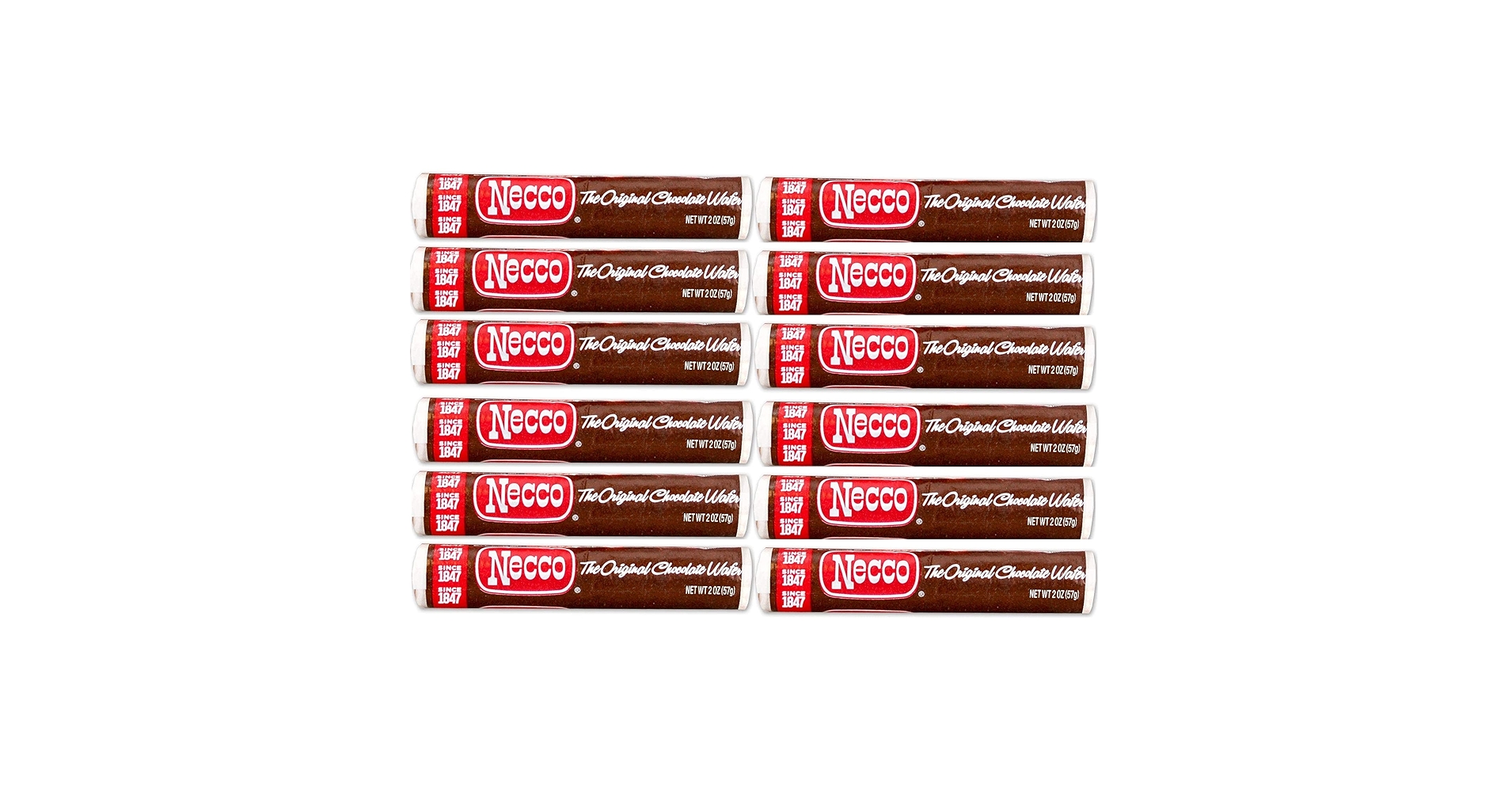 Amazon.com : Necco Wafers Original Chocolate Flavored Hard