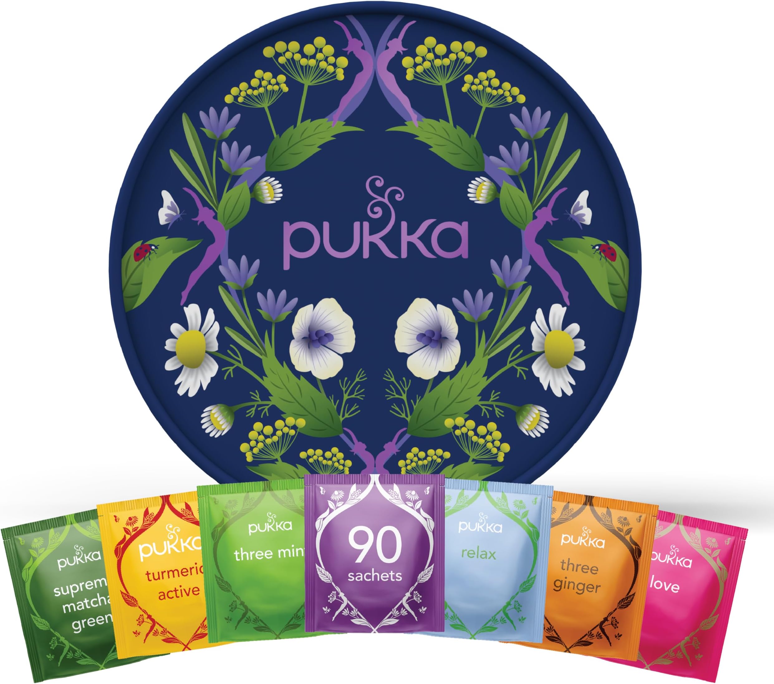 Amazon.com: Pukka Tea Organic, Herbal Tea Sampler For Everyday Wellness ...