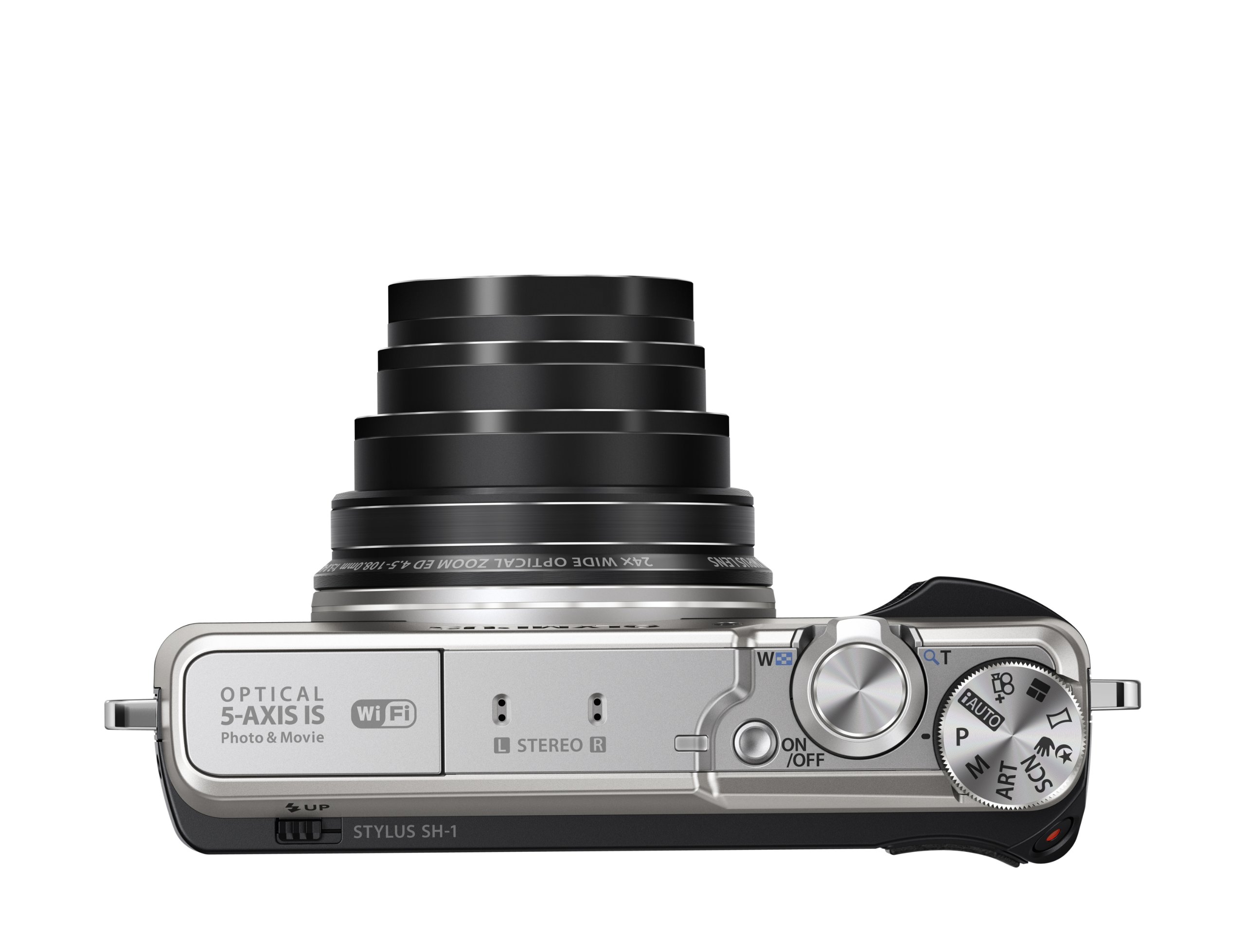 中古 美品 OLYMPUS STYLUS SH-1 シルバー デジカメ コンパクト カメラ 