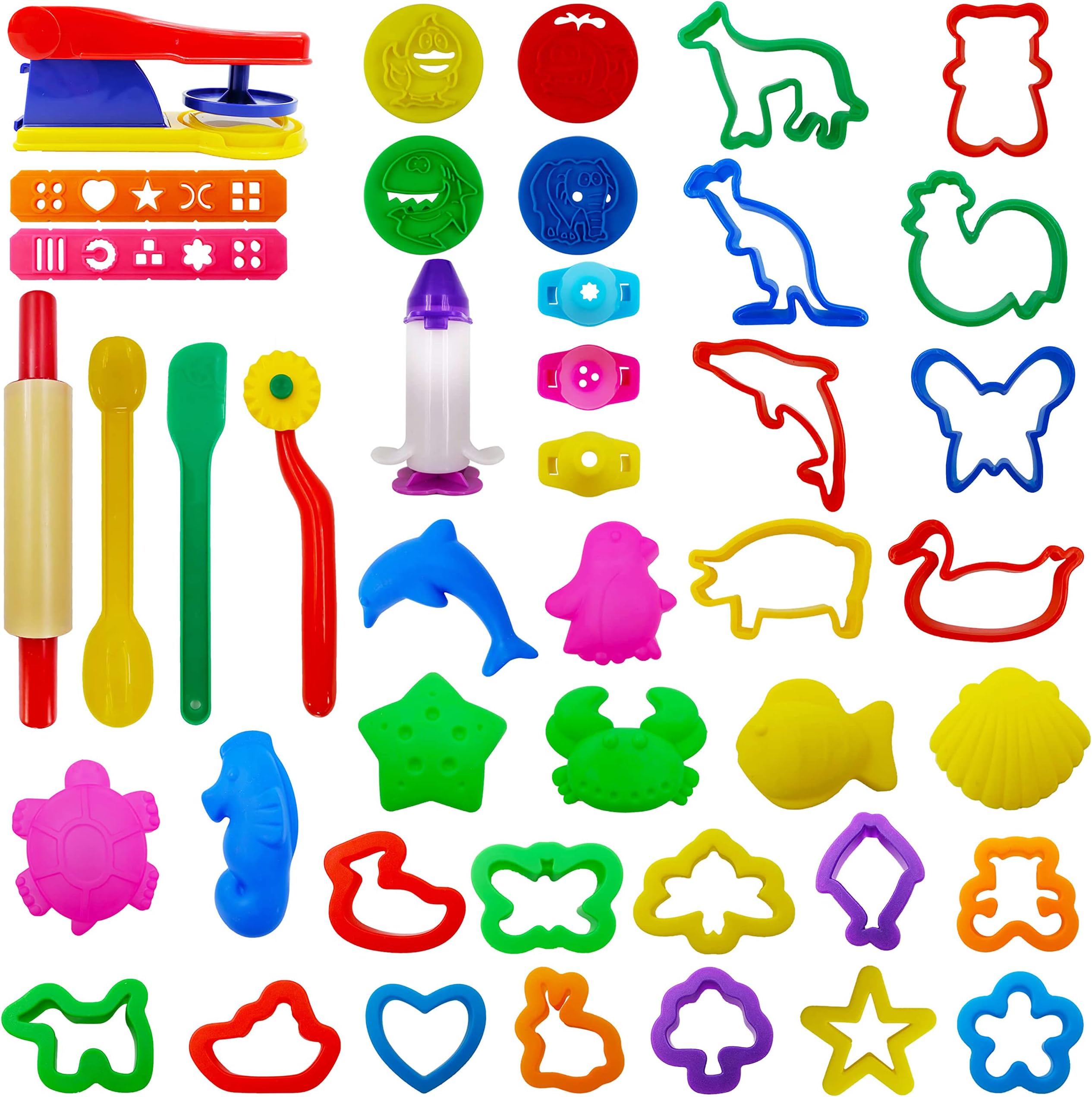 45PCS Dough Tools Set for Kids