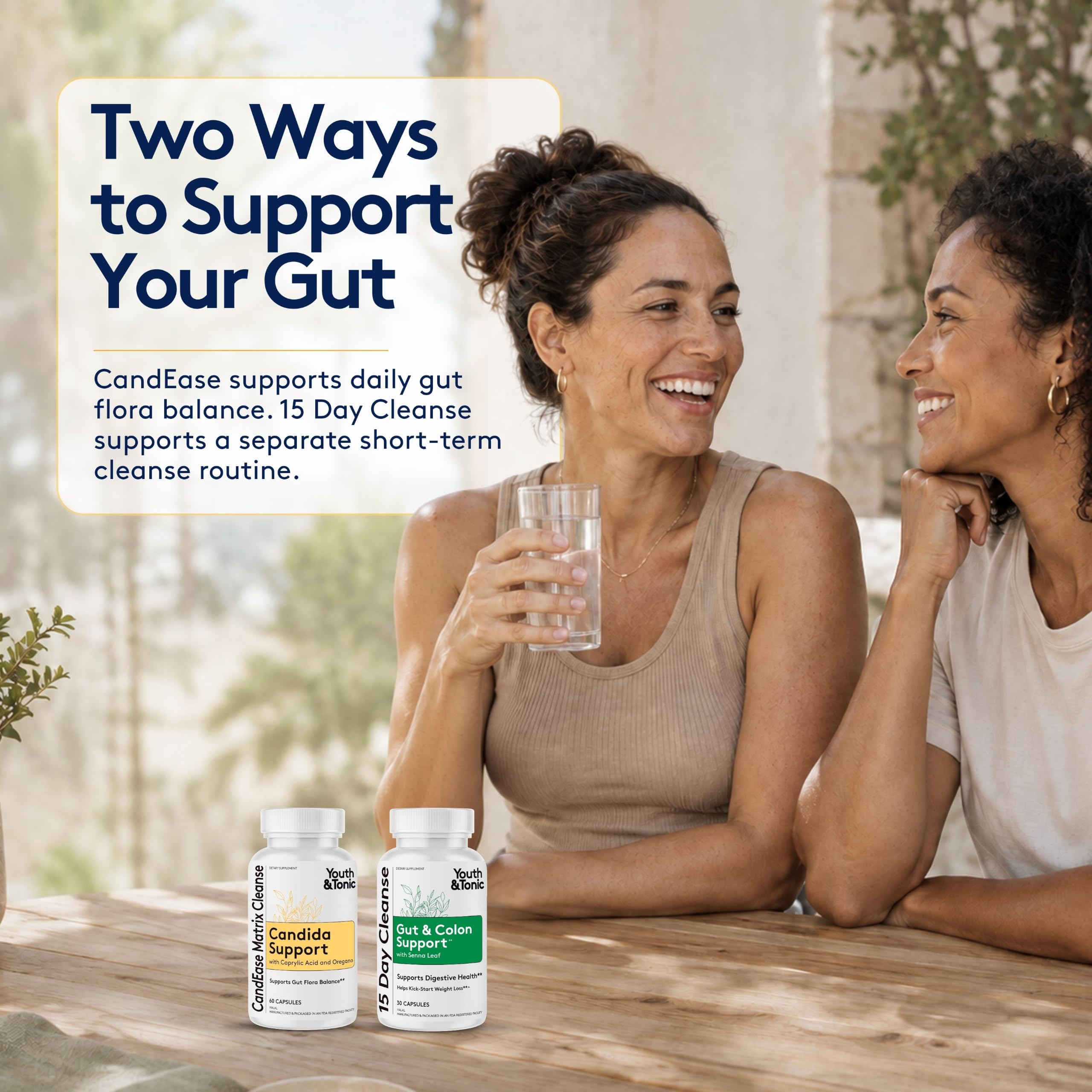 Youth & Tonic Candida Support, Balance, Caprylic Acid & Oregano 60 Capsules — Amazon image 8