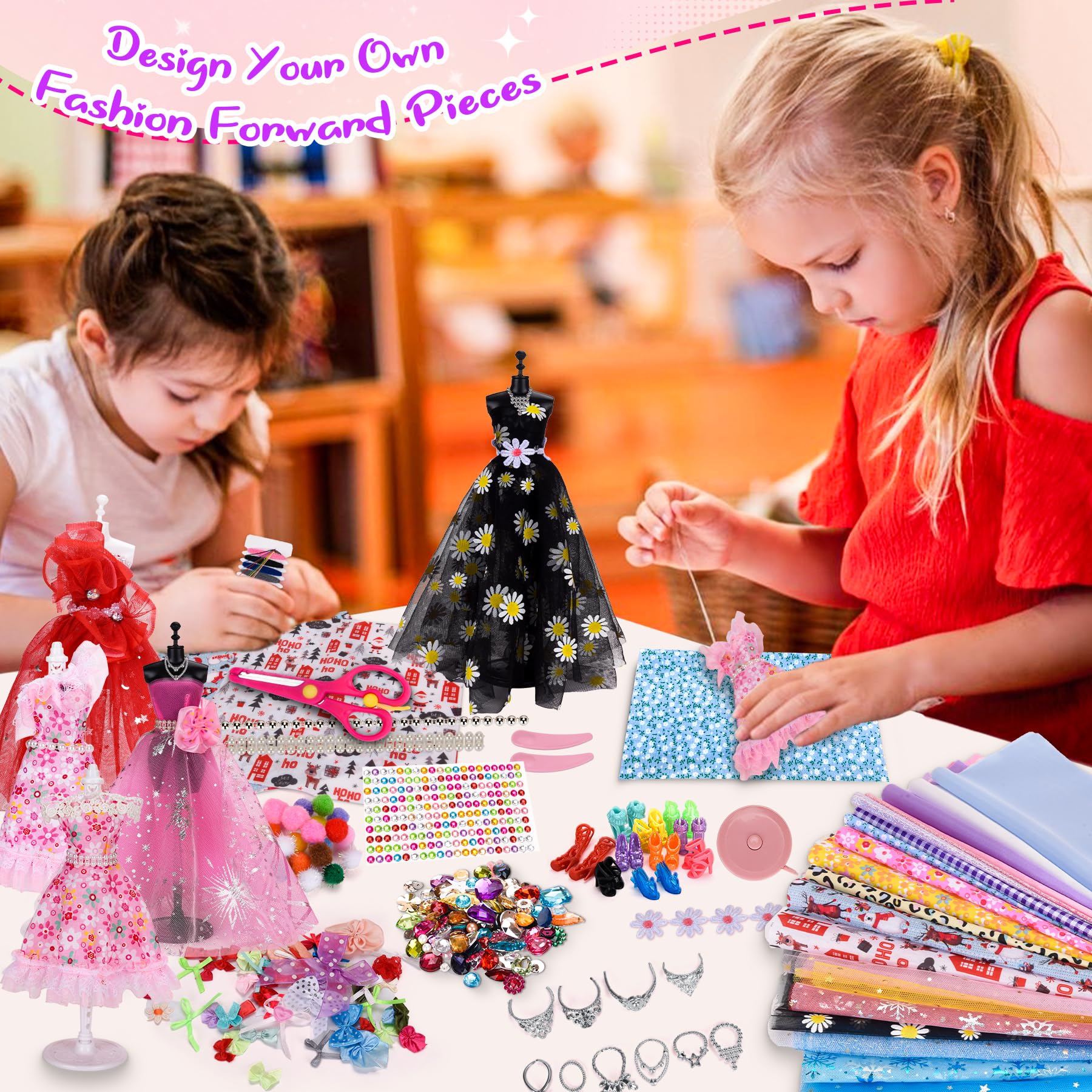 Kit Couture Sac En Feutre DIY - 6 Modèles Animaux - Activité Manuelle Enfant Garçon Fille