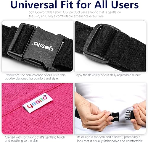 Miniatura 6 de Mastectomía Bolsa de drenaje y ducha para soporte ajustable comodidad (rosa), rosa