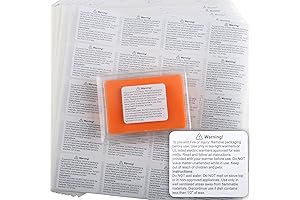 MILIVIXAY Wax Melt Labels: Protect and Inform with Style