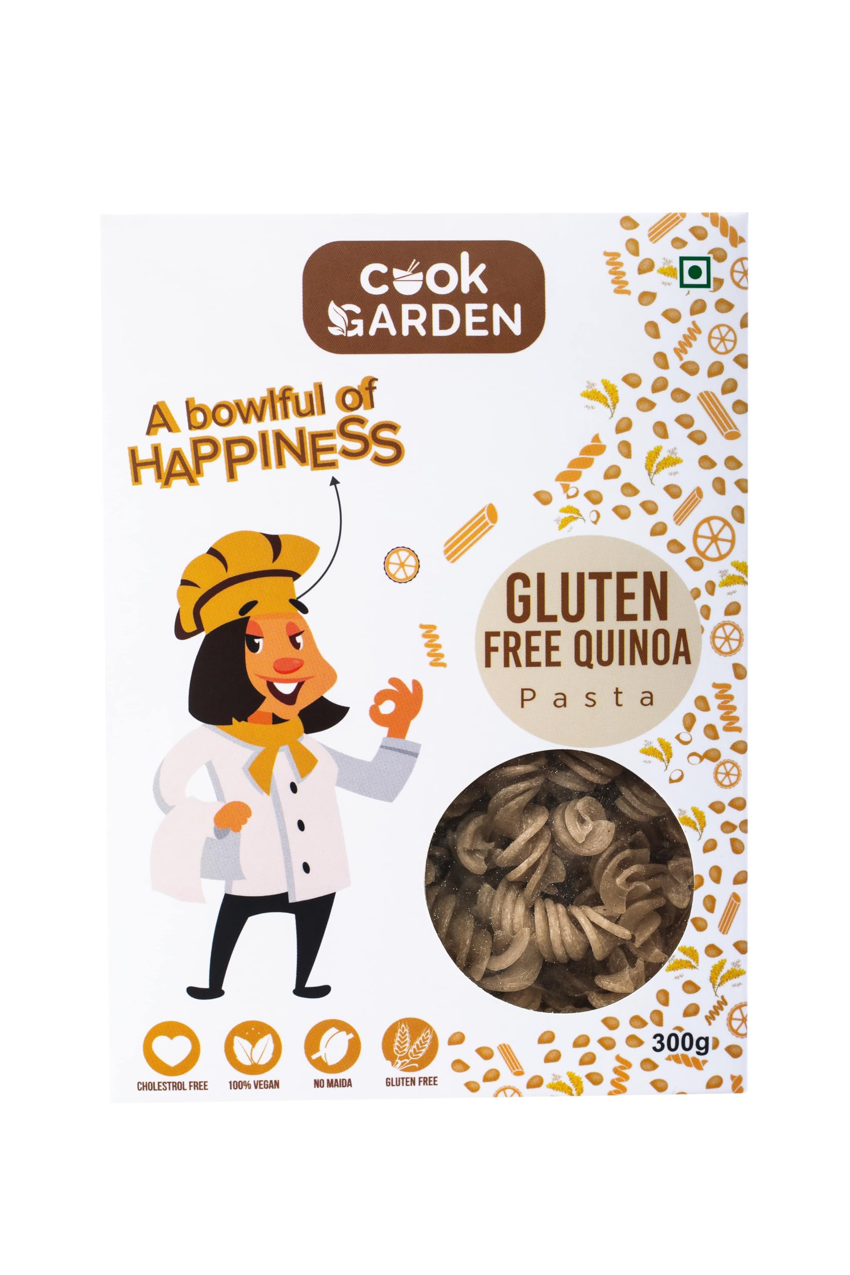 CookGarden Quinoa Pasta 300g, Gluten Free, Healthy Fusilli Pasta, Rich in Calcium, High Protein Pasta, No Maida No Sooji (B0CVXSRYVV) Amazon Price History, Amazon Price Tracker