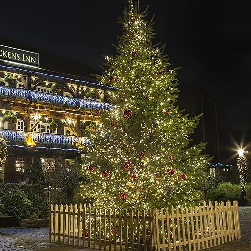 Miniatura 6 de Luces decorativas de Navidad para interiores y exteriores, 500 luces LED de 174 pies, 8 modos, impermeables, enchufables, alambre transparente,