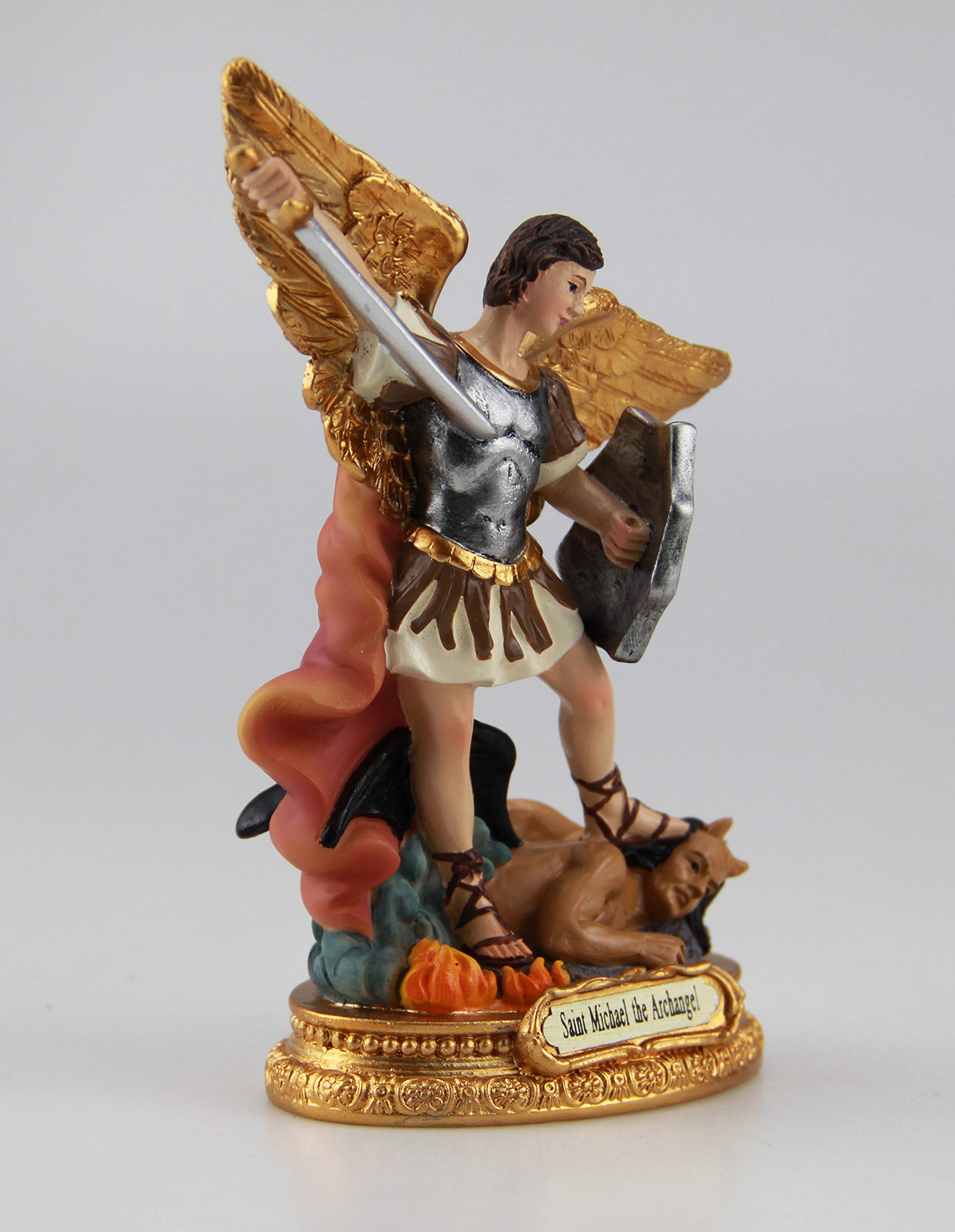 Amazon.co.jp: 聖ミカエル 大天使聖ミカエル カトリック 宗教ギフト