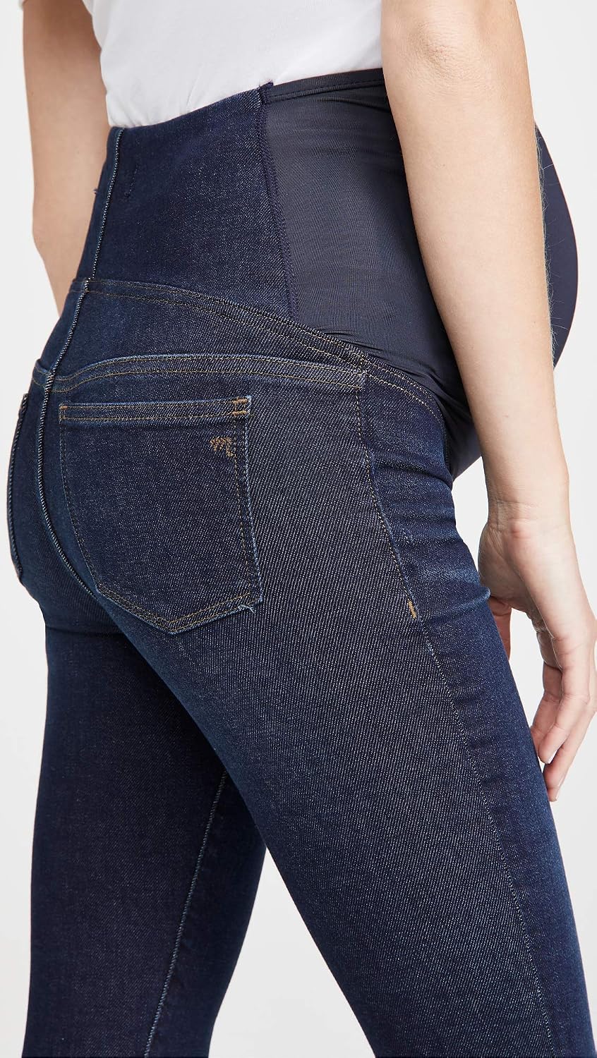 Madewell Women's Maternity Over-The-Belly Skinny Jeans in Orland Wash