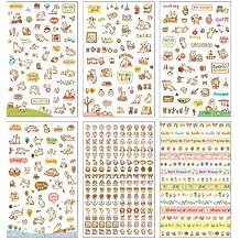 36 Sheet Monthly Planner Stickers Cute Cat Transparent Calendar Diary Book Sticker Holiday Calendar Sticker Planner Accessories Daily Journal Decals Calendar Journaling Stickers