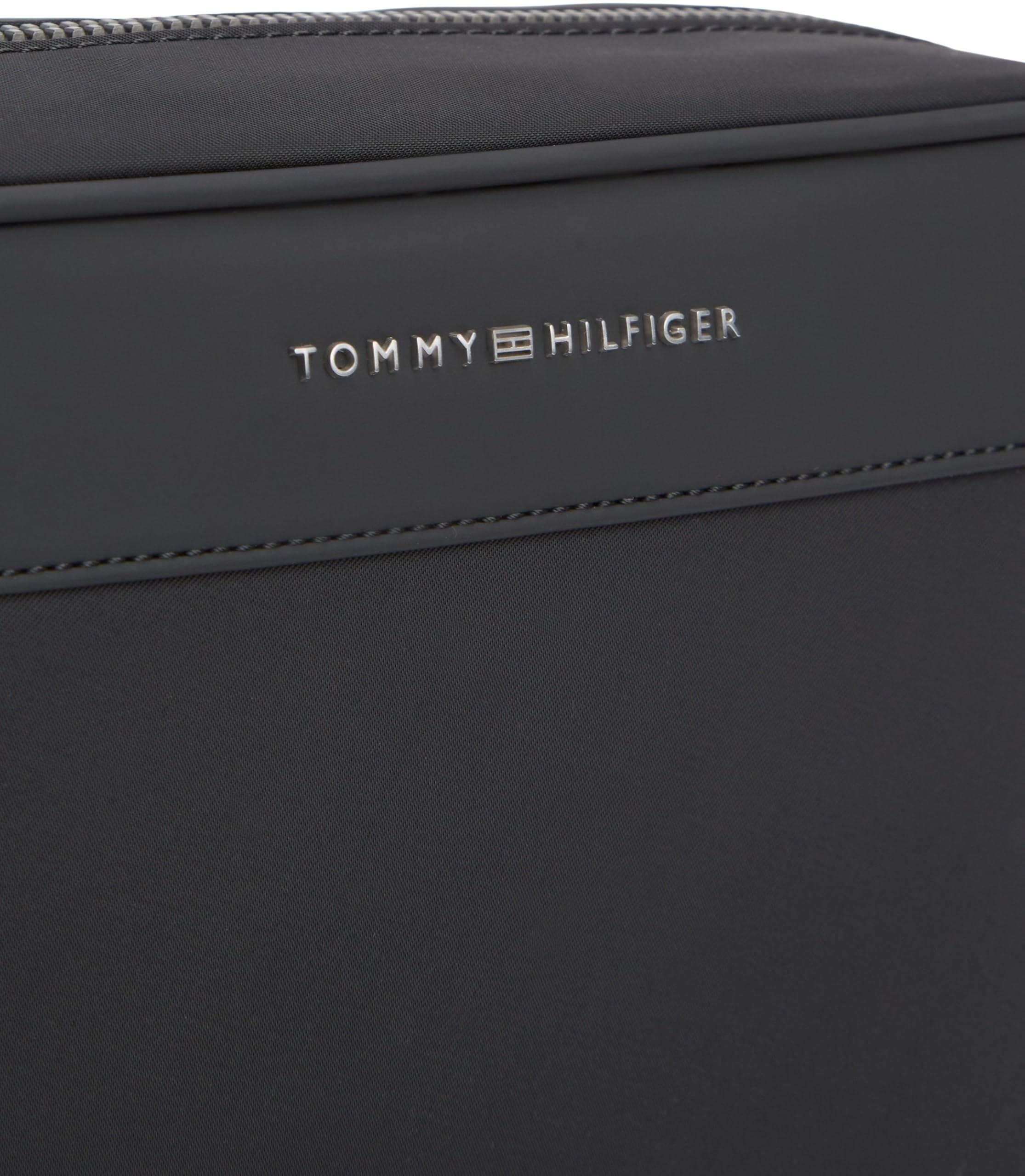 Tommy Hilfiger TH Repreve Washbag Am0am14153, Borsa da Bagno Uomo, Black (Black), One Size