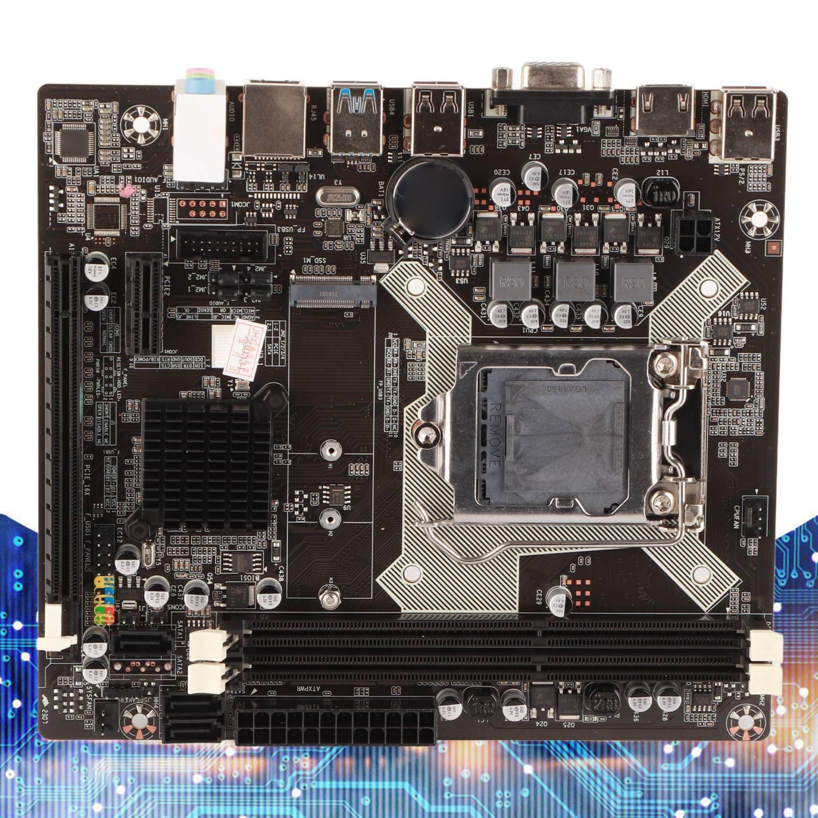H81 LAG1150 DDR3 Motherboard 2.0 USB 2.0 Supporto VGA+ Dual Output Mainboard per PC Desktop di per Giocatori