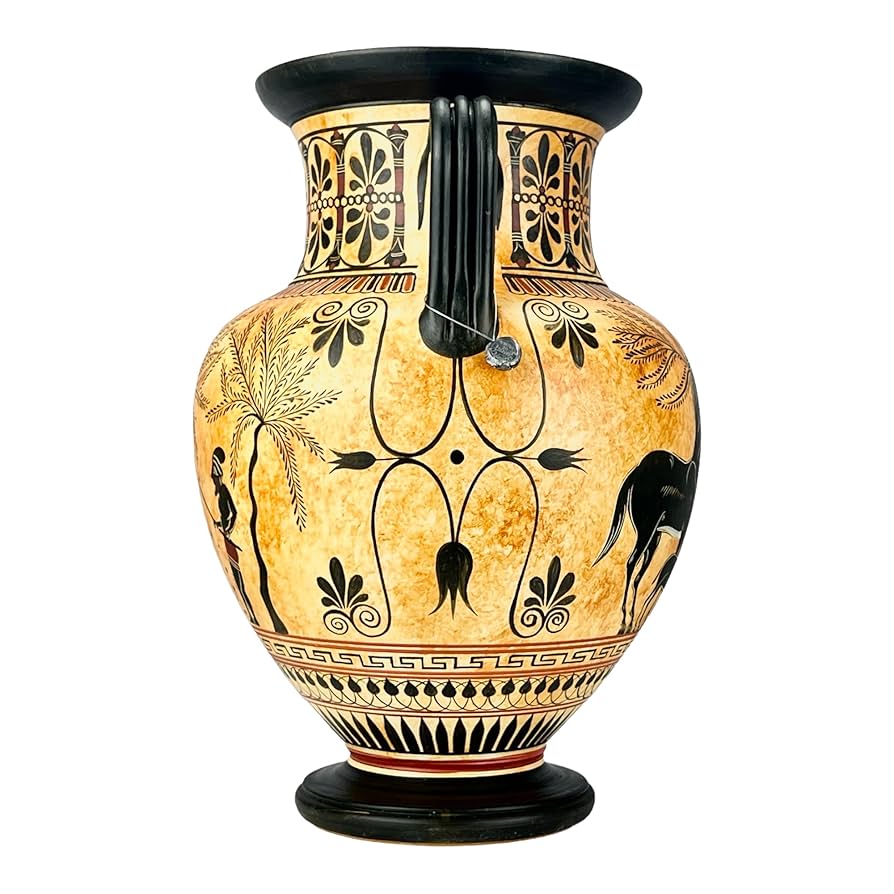 ギリシャ製花瓶 Amazon.co.jp: Amphora オリーブの集まり ヘラクレス