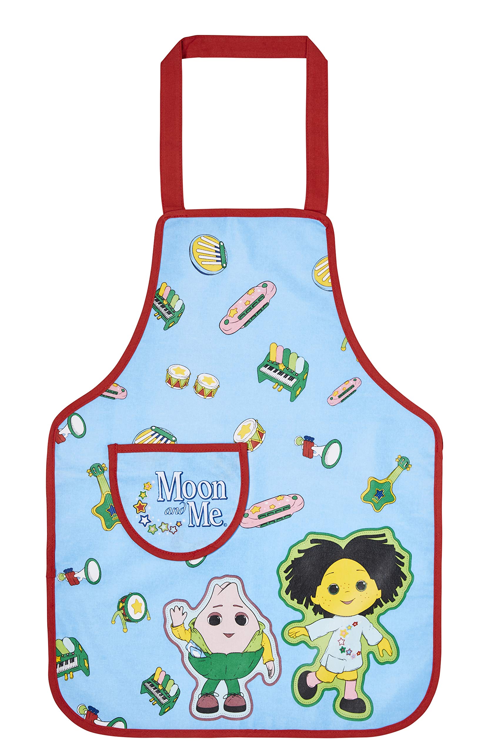 Ulster Weavers Multicolor Childs Pvc Apron Moon And Me Music, 100Percent_cotton, Multi, One Size