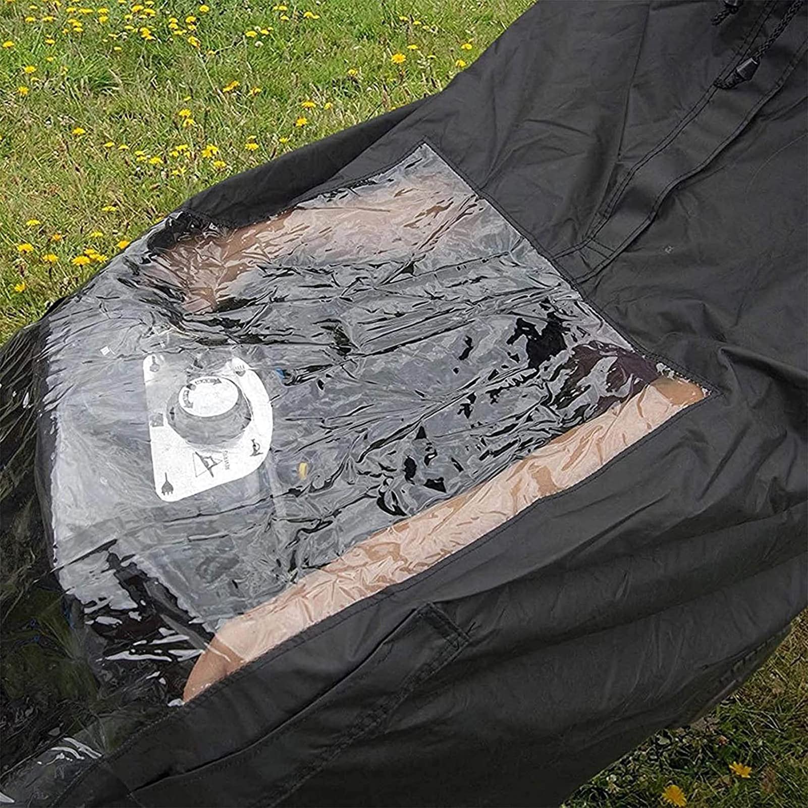 Chubasquero para Silla de Ruedas, Poncho para Scooter de Movilidad para Ancianos Cubierta para Lluvia para Silla de Ruedas con Capucha para Adultos Cubierta Impermeable para Lluvia