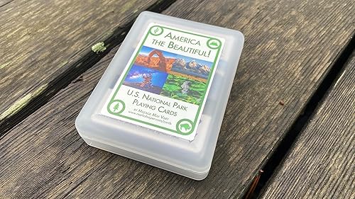 Miniatura 7 de Naipes del Parque Nacional 54 Ilustraciones únicas con descripciones Acerca de los 63 Parques en Naipes de tamaño de póquer estándar.