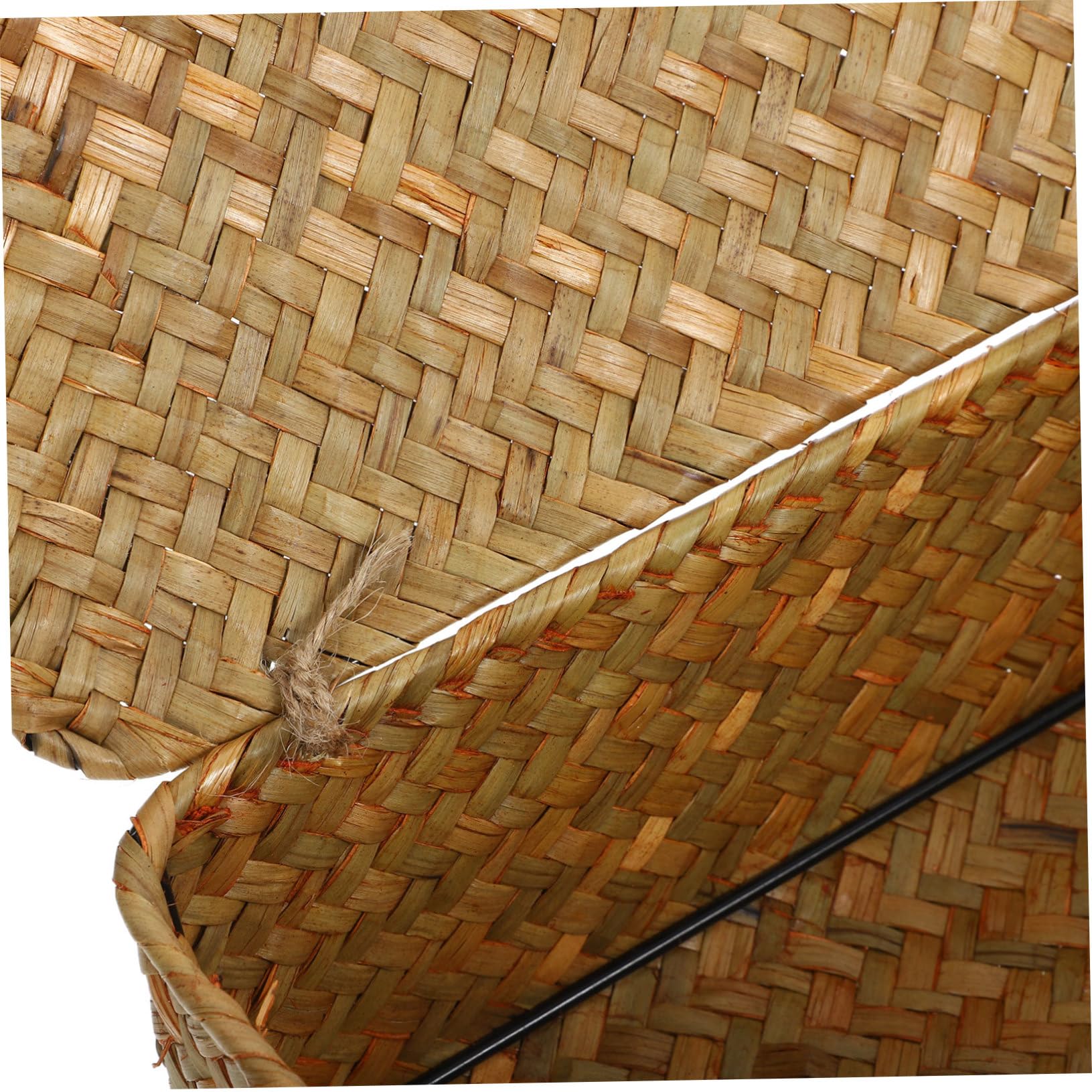 SOLUSTRE Cesti Intrecciati in Paglia Scatole Portaoggetti Multifunzionali 3 Pezzi con Coperchio Naturali Profumate, Stile Country per Organizzare la Casa