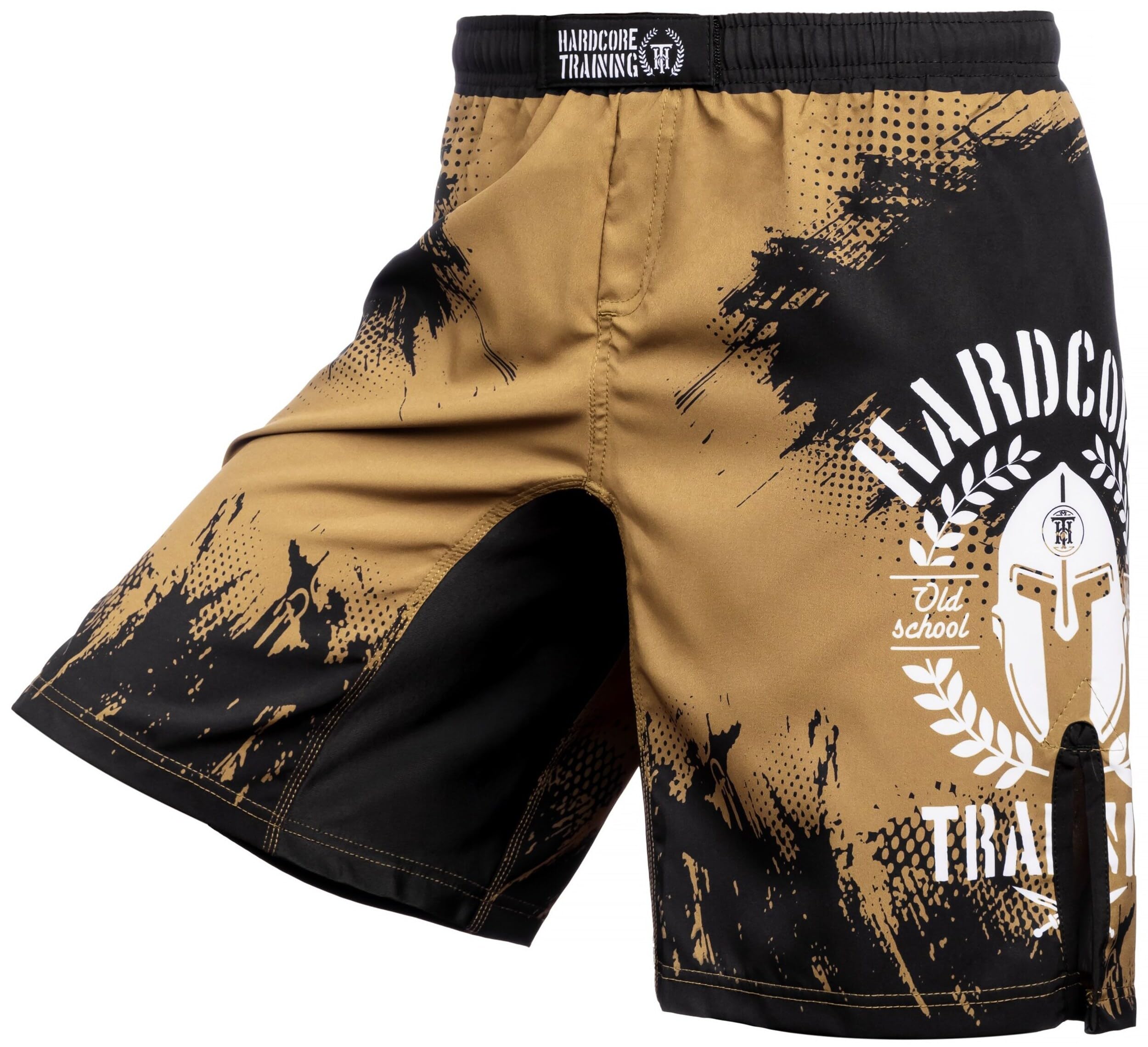 Hardcore Training Kids Boxing Shorts Khaki Helmet Pantalones Cortos Boxeo Niños Fitness Sport Activities