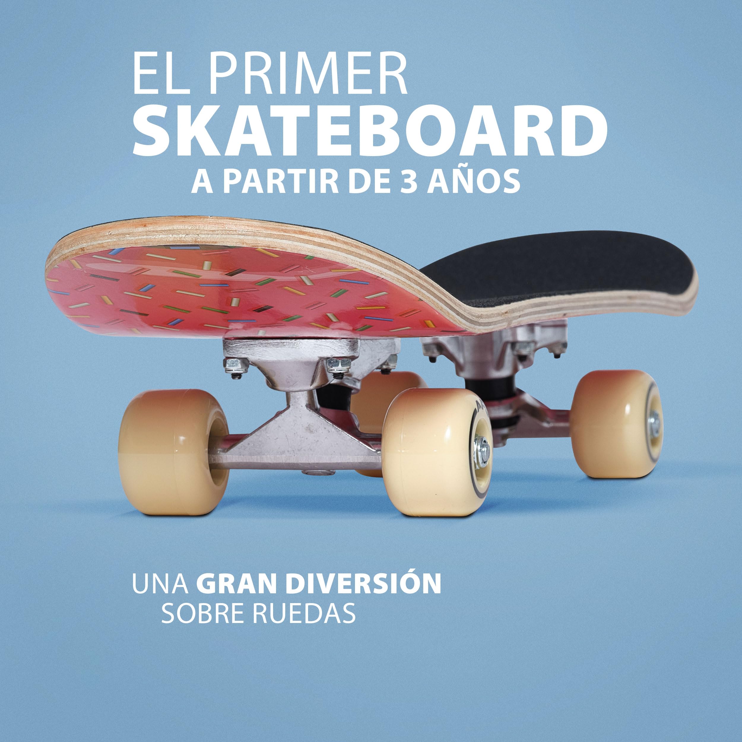 Apollo Skateboard Niño, Monopatín Niño con Cojinetes ABEC 3 y Ejes de Aluminio, Skate Completo con Diseños Geniales, Monopatines para Niños a Partir de 3 Años - 3