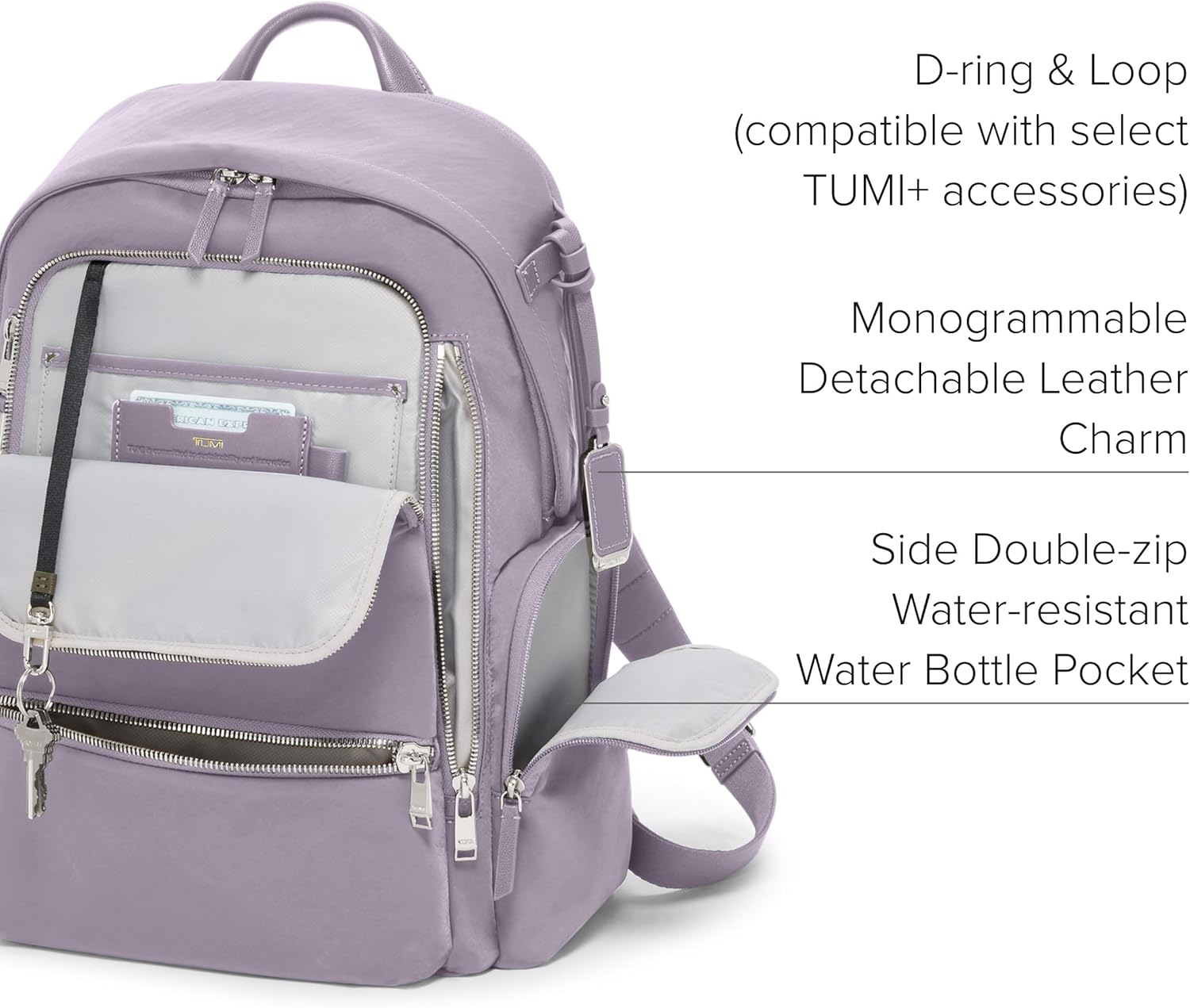 Tumi Women's Celina Backpack Lavender One Size