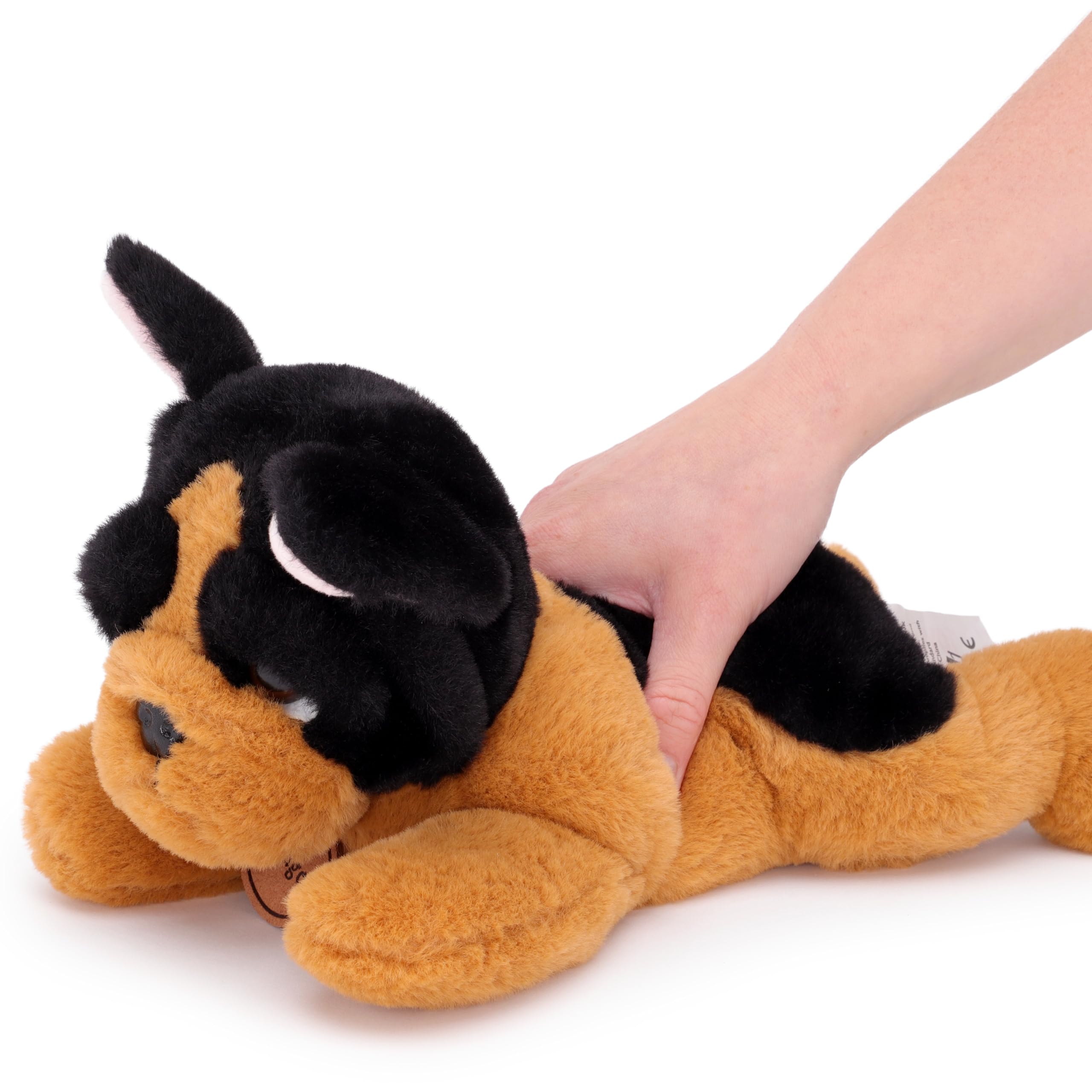 Toyland® 25cm (10") Hugo The French Bulldog Soft Toy - Lying Down Plush Dog - Suitable From Birth, Light Red, 25Cm (10 Inches) - Image 4