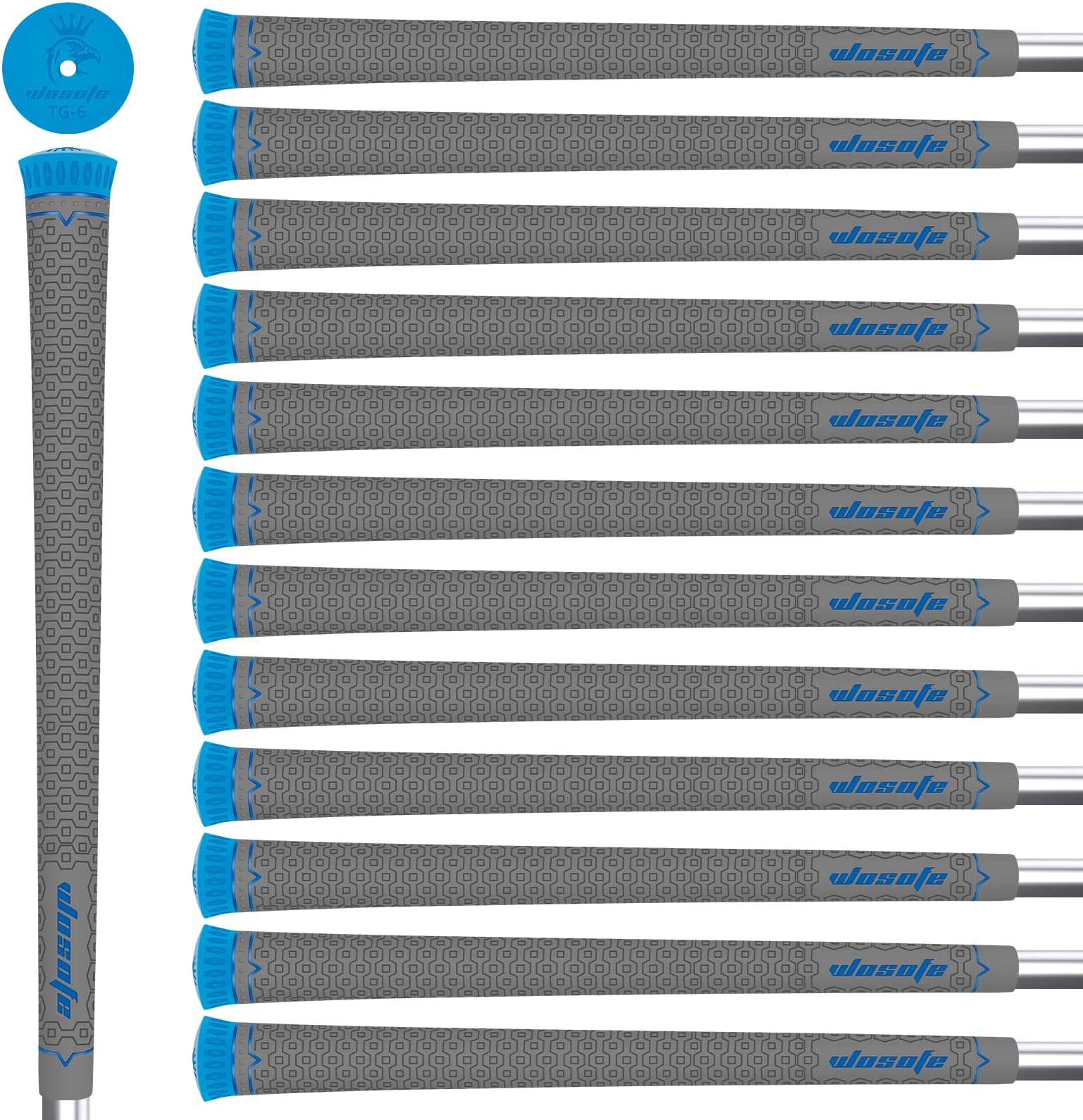 Golf Grips 13 pcs Pack Standard Size Rubber Lightweight Non-Slip Soft For Men And Women