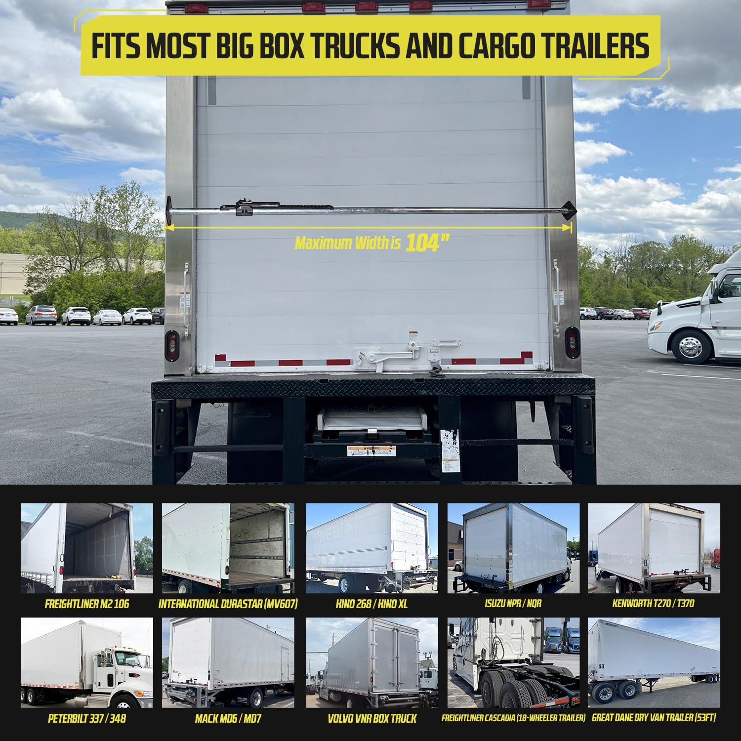 Adjustable Load Locks Snapklik.com : DC Cargo Mall Heavy-Duty Adjustable Load Lock Bars For ...