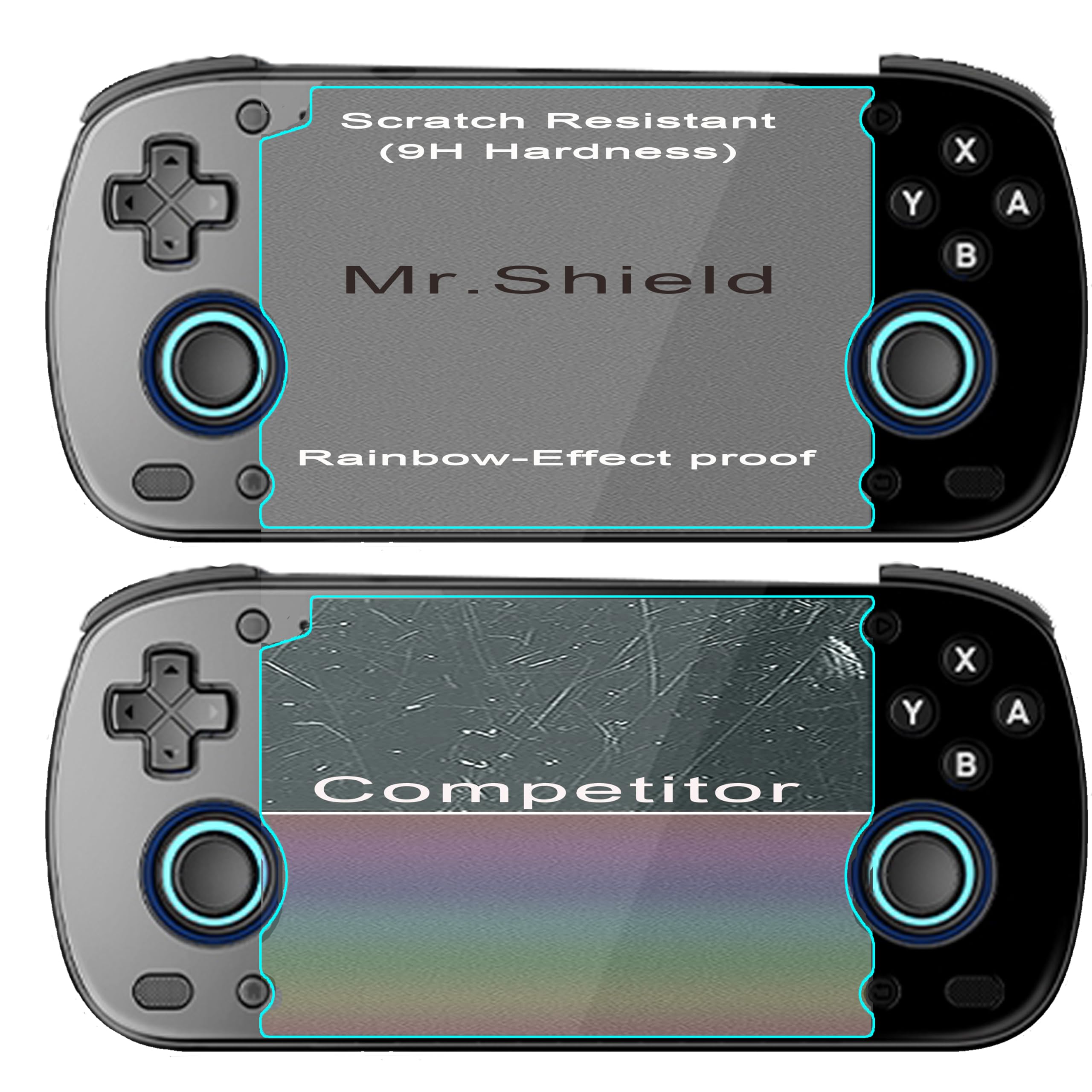 Mr.Shield Pellicola In Vetro Temperato Per Retroid Pocket 6 | 3 Pezzi, Durezza 9H, Anti-impronta E Installazione Senza Bolle