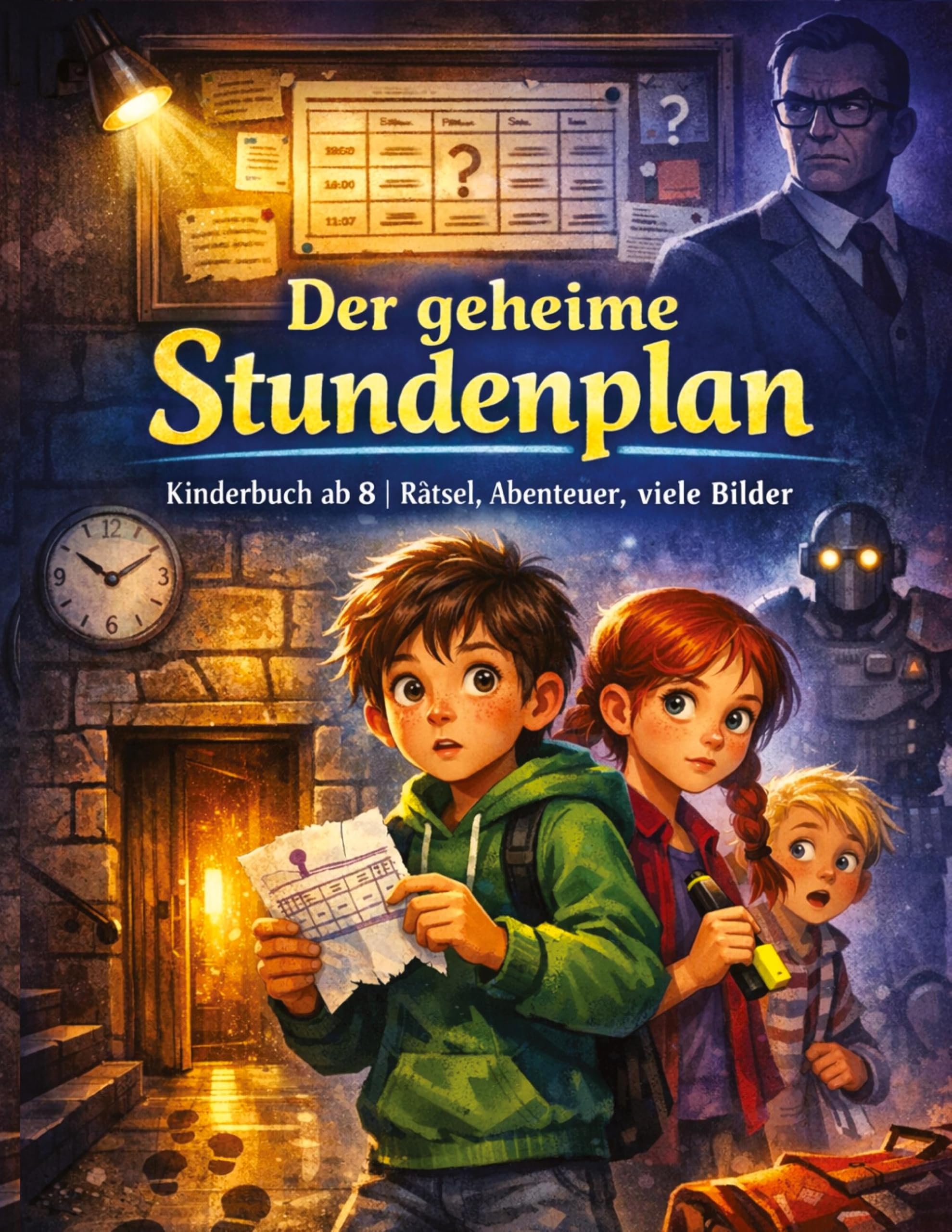 Der geheime Stundenplan: Kinderbuch ab 8 Rätsel, Abenteuer, viele Bilder