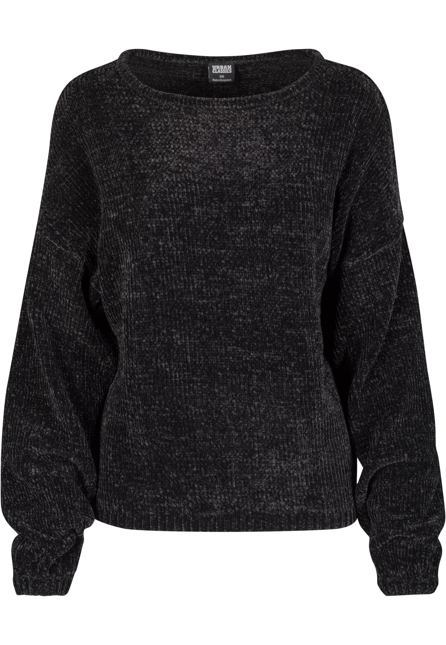 Urban Classics Bluza sportowa Kobiety Damski sweter szenilowy oversize (1 w zestawie)
