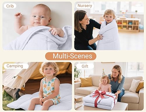 Miniatura 6 de ZPECC Juego de ropa de cama para niños pequeños juego de sábanas minimalistas de 4 piezas para niños y niñas incluye edredón para niños sábana