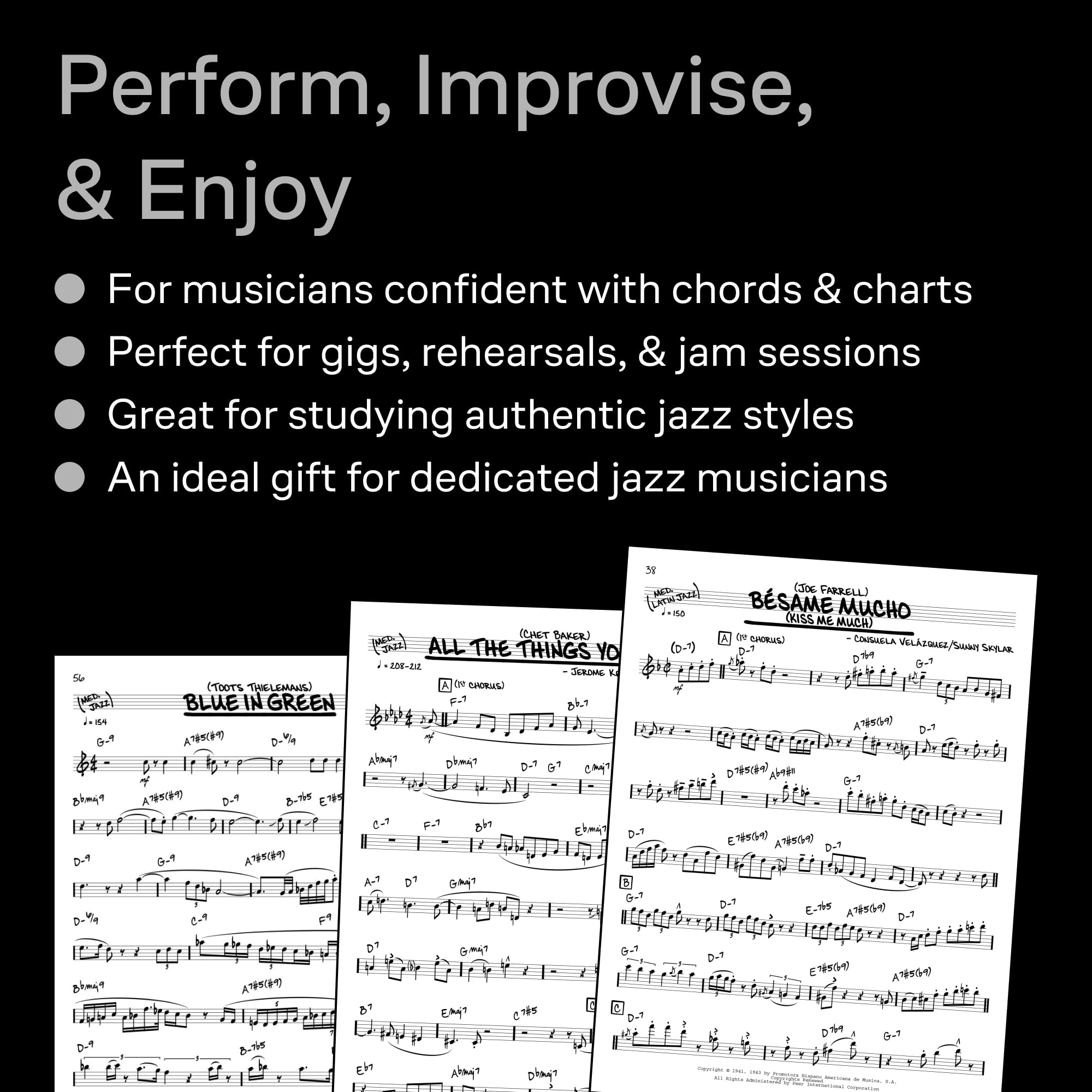 The Real Jazz Solos Book. Instruments en Do.