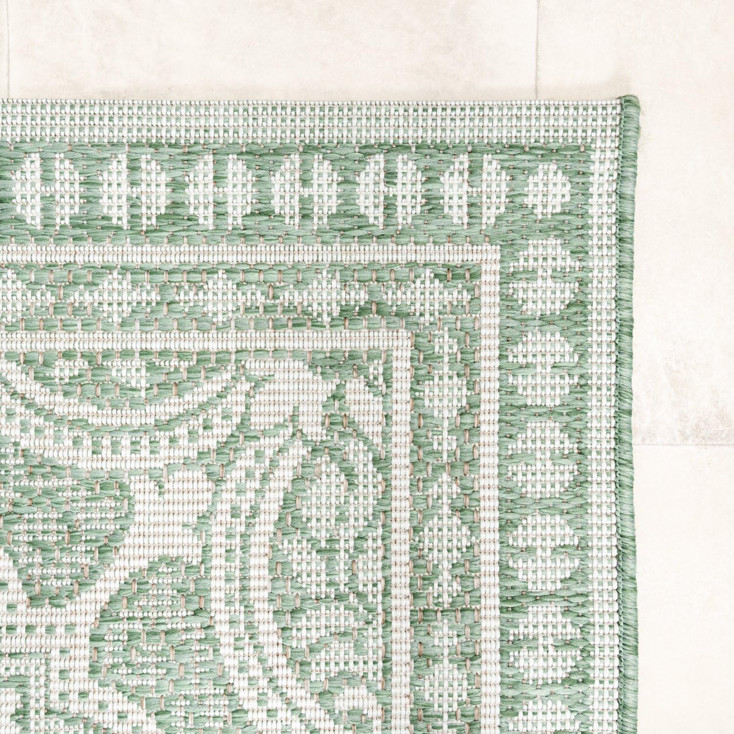 FRAAI | Home & Living Dywan - Summer Oriental Zielony - Polipropylen - Nowoczesny, Orientalny, Boho - Dywan