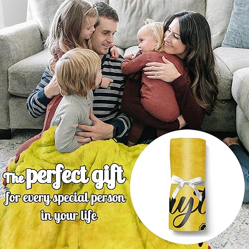 Miniatura 6 de Dyoart Manta personalizada de sóftbol para niños con Naumber y nombre, manta deportiva personalizada para cama de 0 a 3 meses, esencial para bebés,