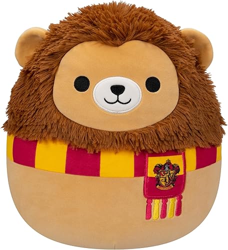 Miniatura 1 de Squishmallows Peluche original de Harry Potter de 8 pulgadas, peluche oficial de Jazwares ultrasuave de tamaño mediano (León Gryffindor)