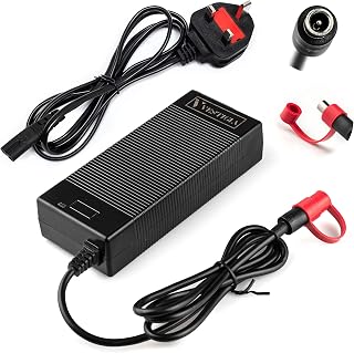 Vestigia® - Battery Scooter Charger for Xiaomi M365 Pro Pro2 Mi3 Essentials 1S Ninebot Segway ES2 ES4 E22E E25E E45E - UK Plug Adapter - Electric Power Skateboard - Accessories