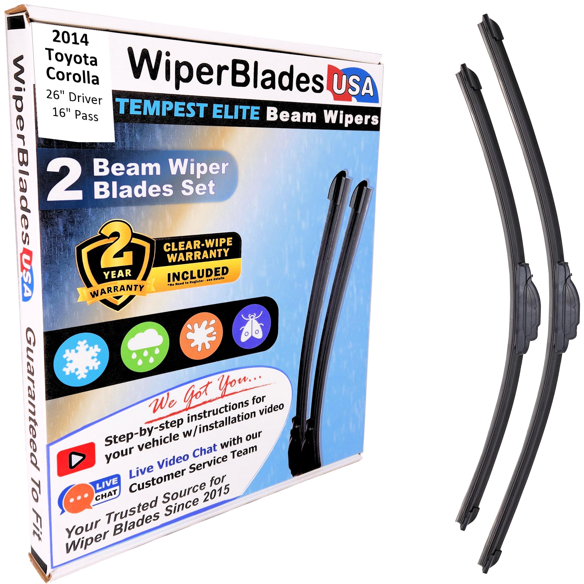 WiperBladesUSA Tempest Elite
