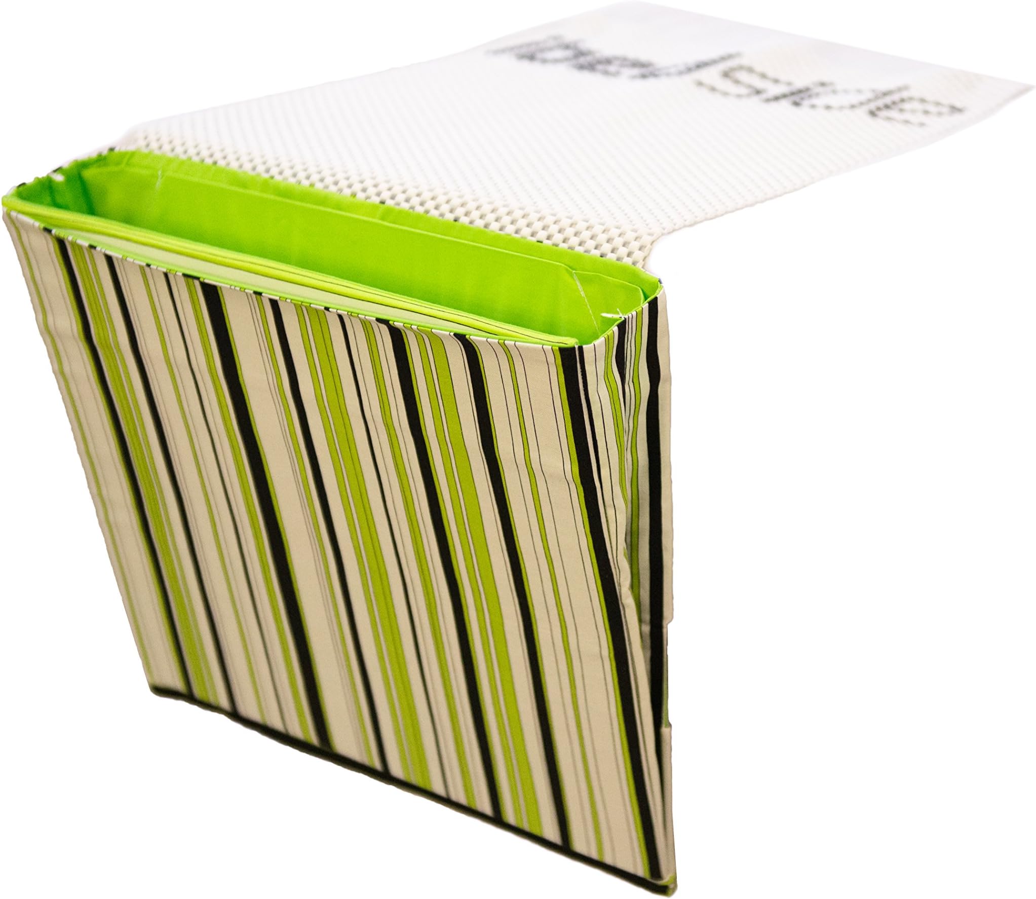 Padded Spaces iBedside Caddy, Green Stripe