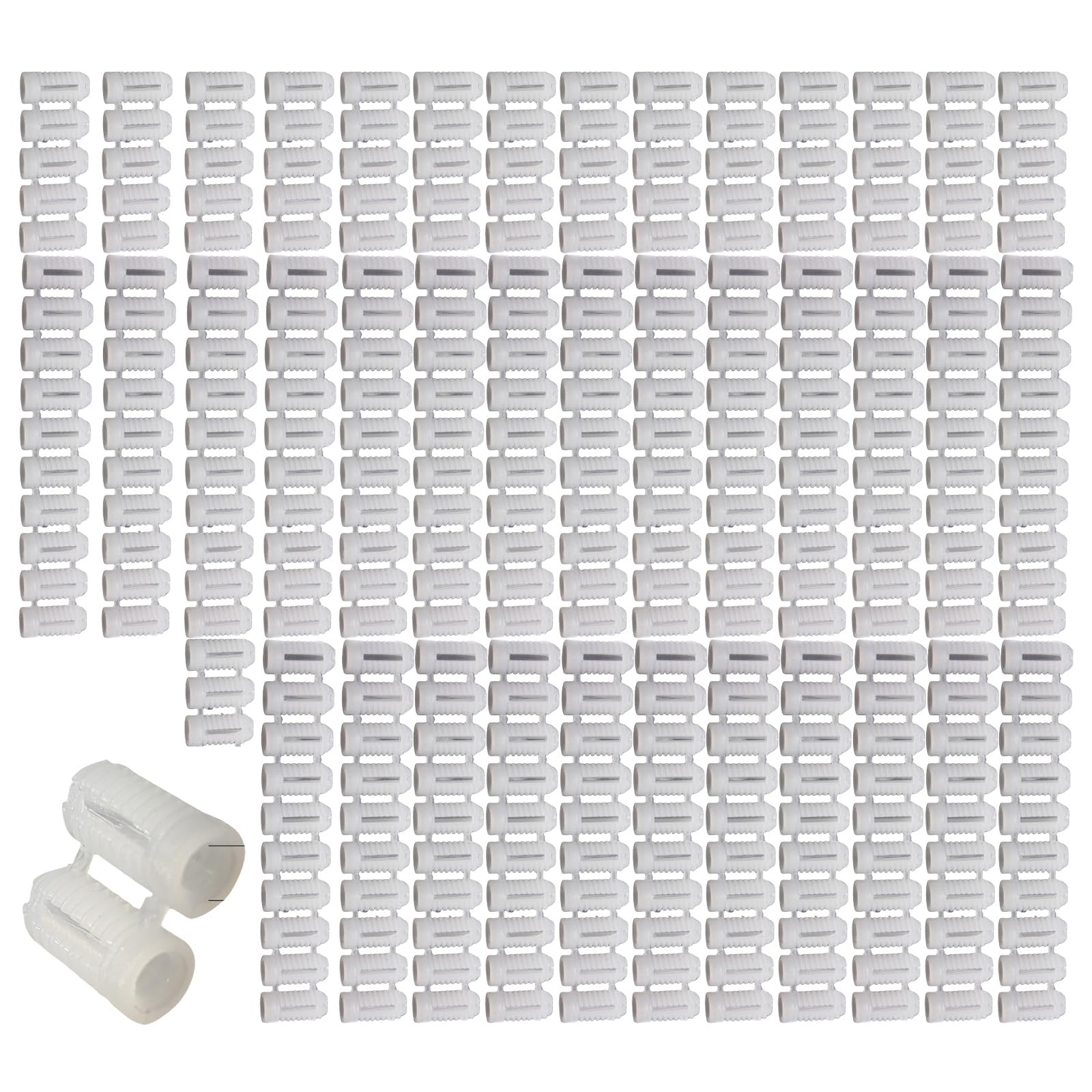 Nucelit Multicolor 900Pieces Practical 5Mm Diameter White Expansion Dowels Ideal For Home And Professional Construction Use Professional Fixings