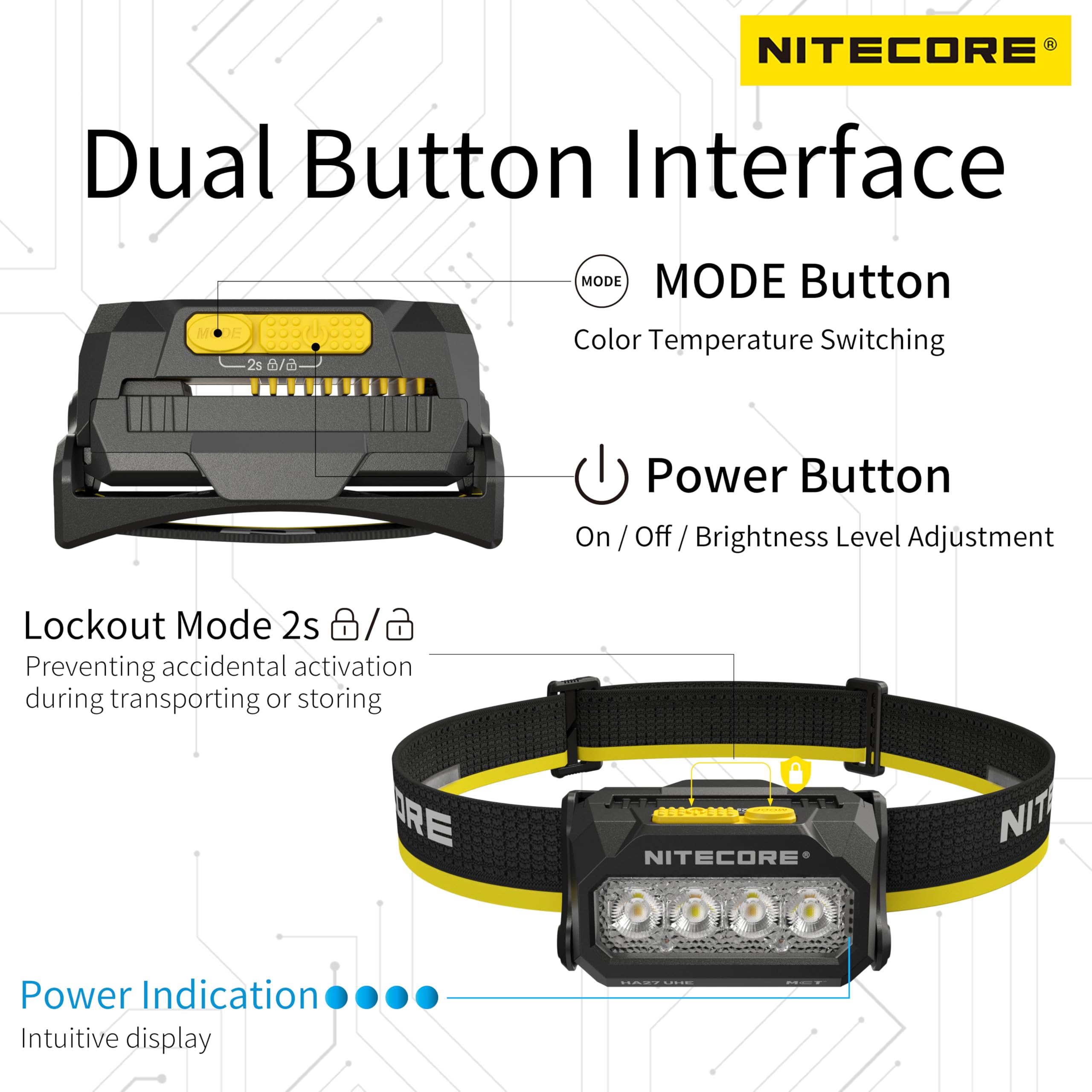 Amazon.co.jp: Nitecore HA27 UHE 800ルーメン 高CRI 3色温度