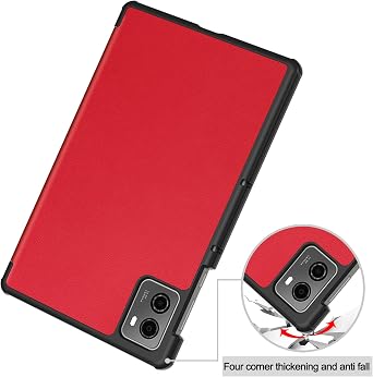 zZjoOoj Case for Lenovo Legion Tab 3rd Gen/Lenovo Legion Tab 8.8 Inch Tablet Case Cover, Ultra Thin Lightweight Protective Case with Stand Function - Red